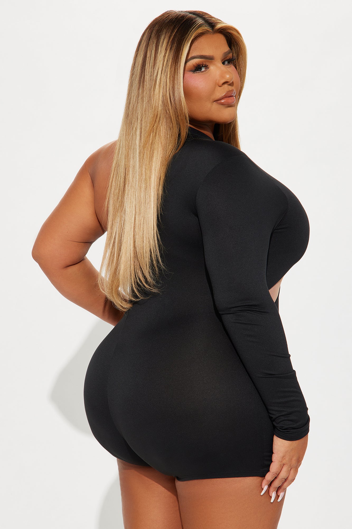 Later Tonight Romper - Black - Image 6