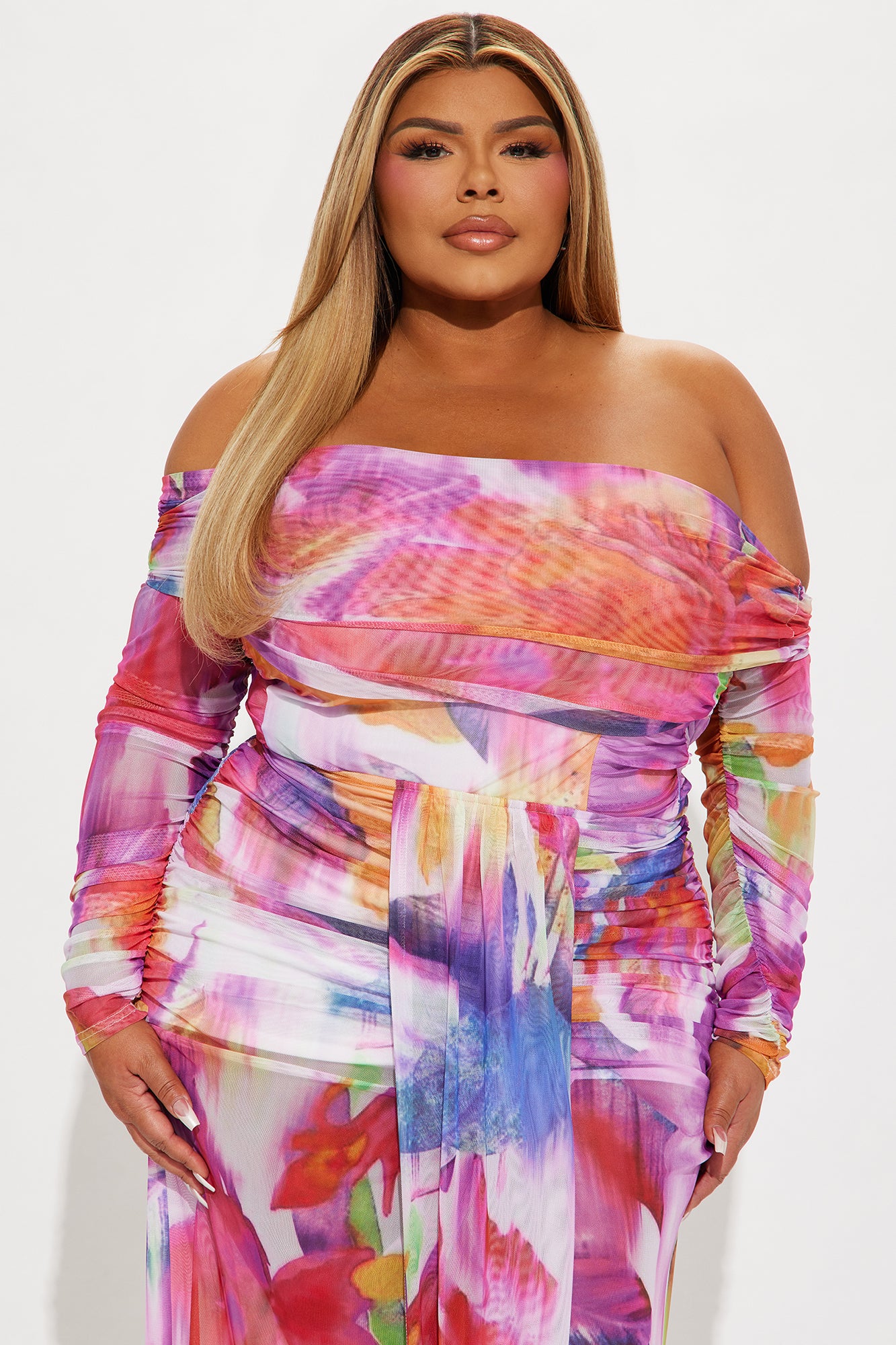 All You Need Mesh Skirt Set - Multi Color - Image 6