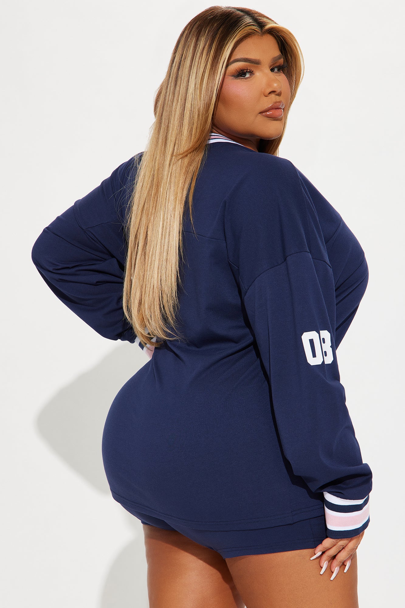 08 Cali Biker Short Set - Navy/combo - Image 7