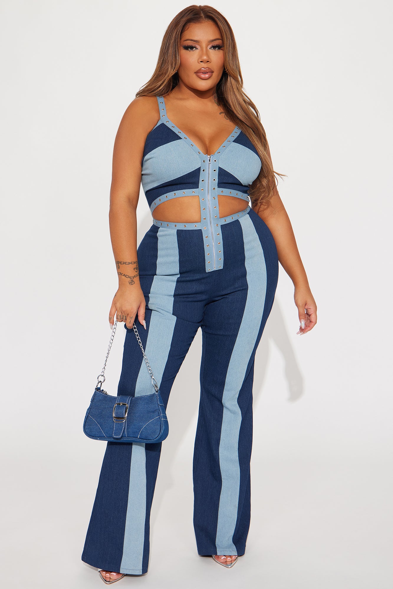 Feel Like This Denim Jumpsuit - Dark Wash - Image 4