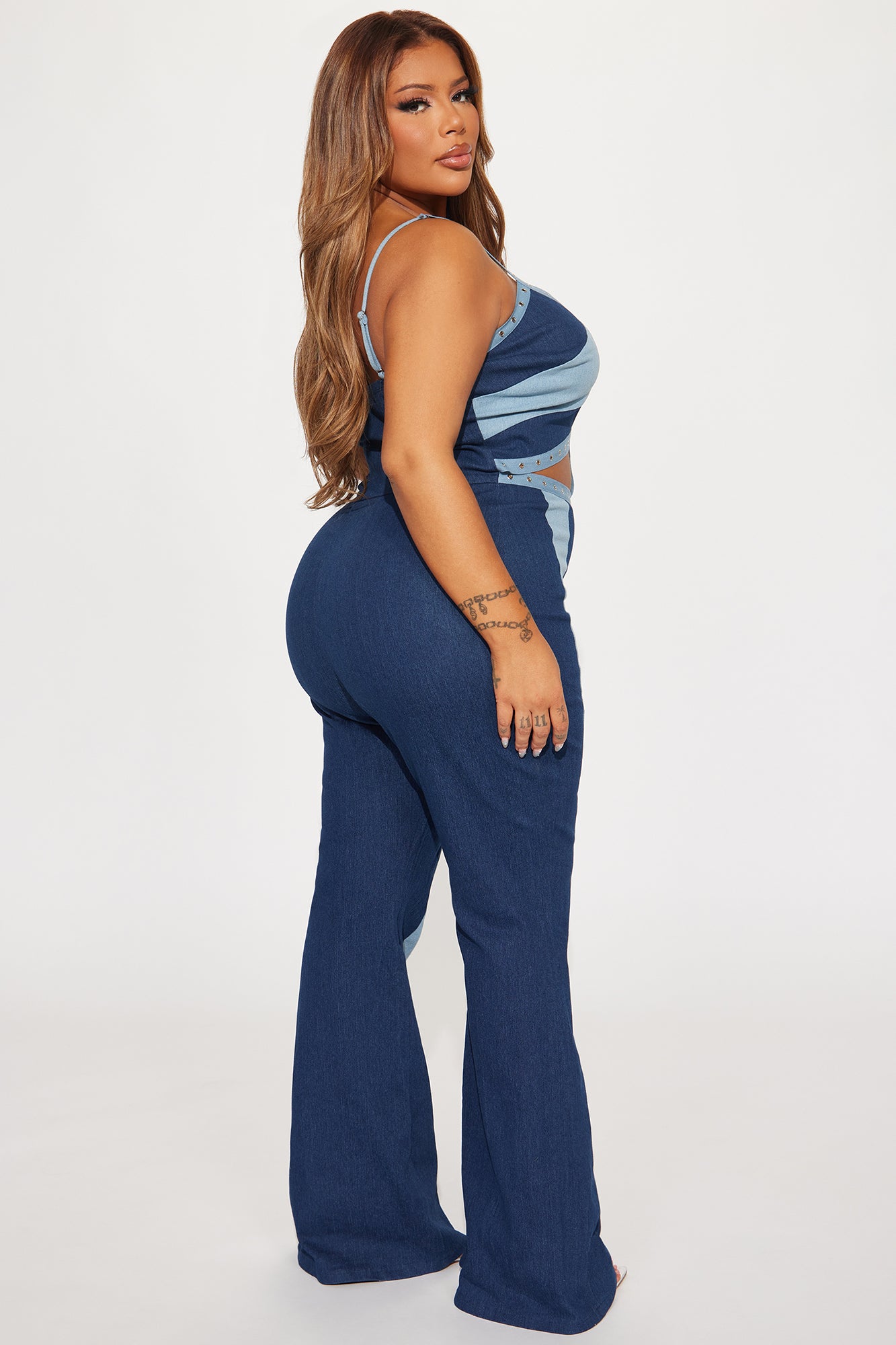 Feel Like This Denim Jumpsuit - Dark Wash - Image 6