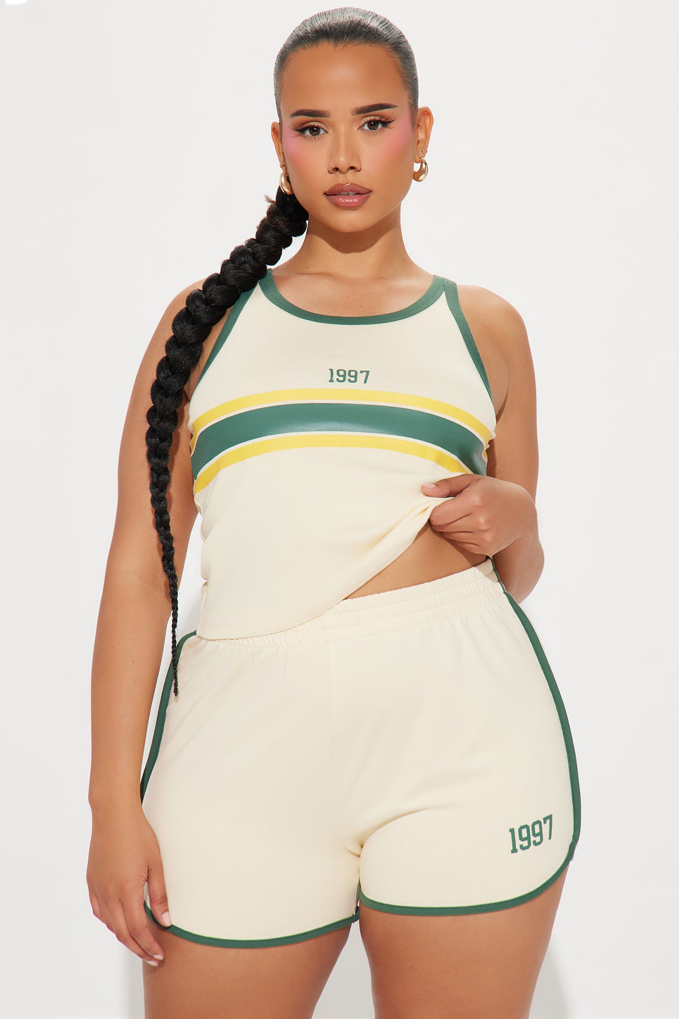 1997 Short Set - Cream/combo - Image 5