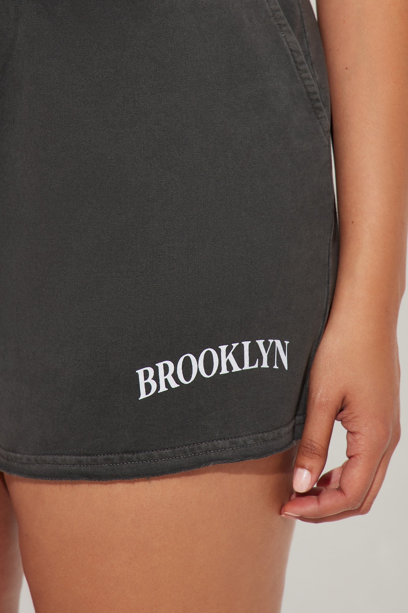 Brooklyn Blossom Short Set - Charcoal - Image 6