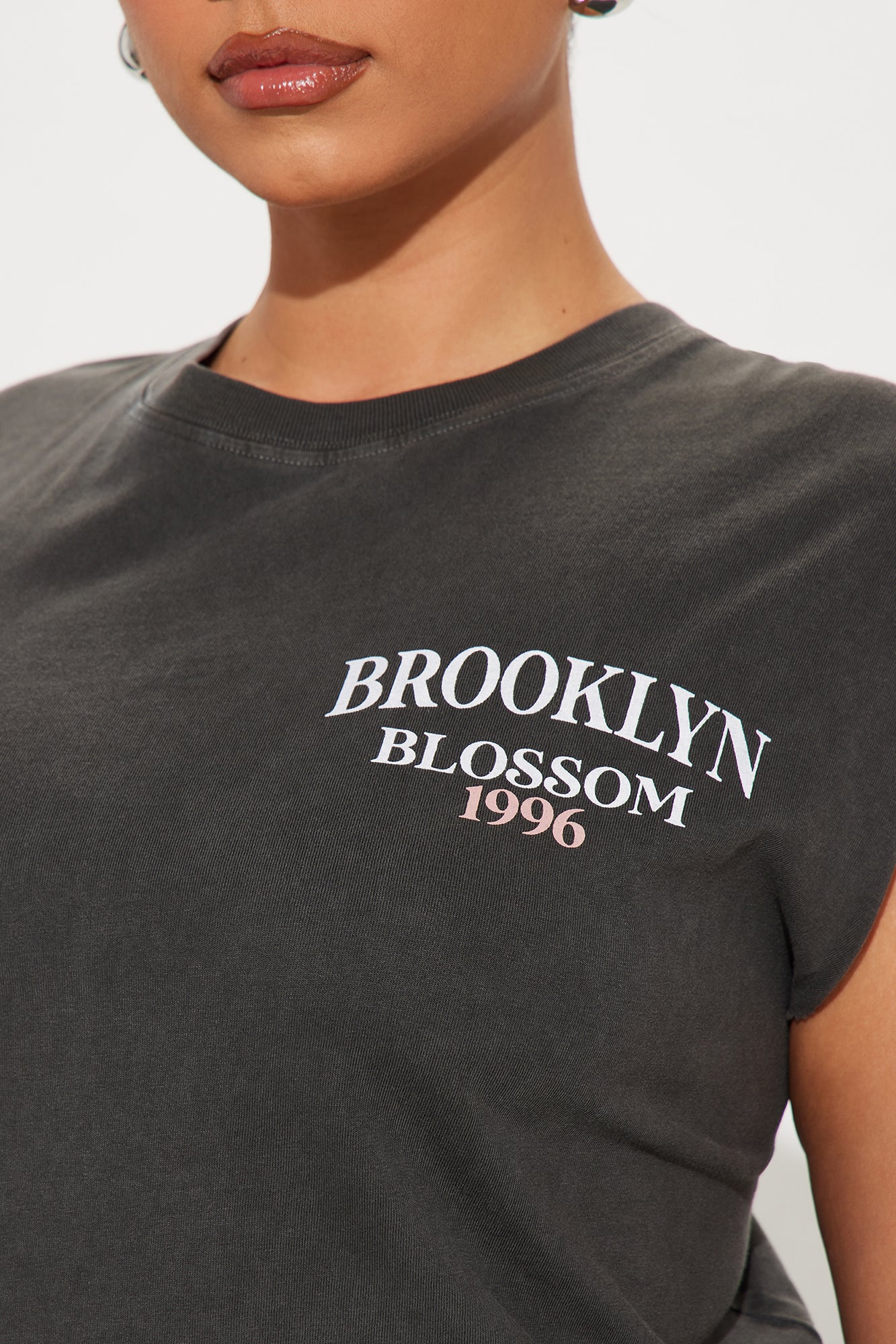 Brooklyn Blossom Short Set - Charcoal - Image 7