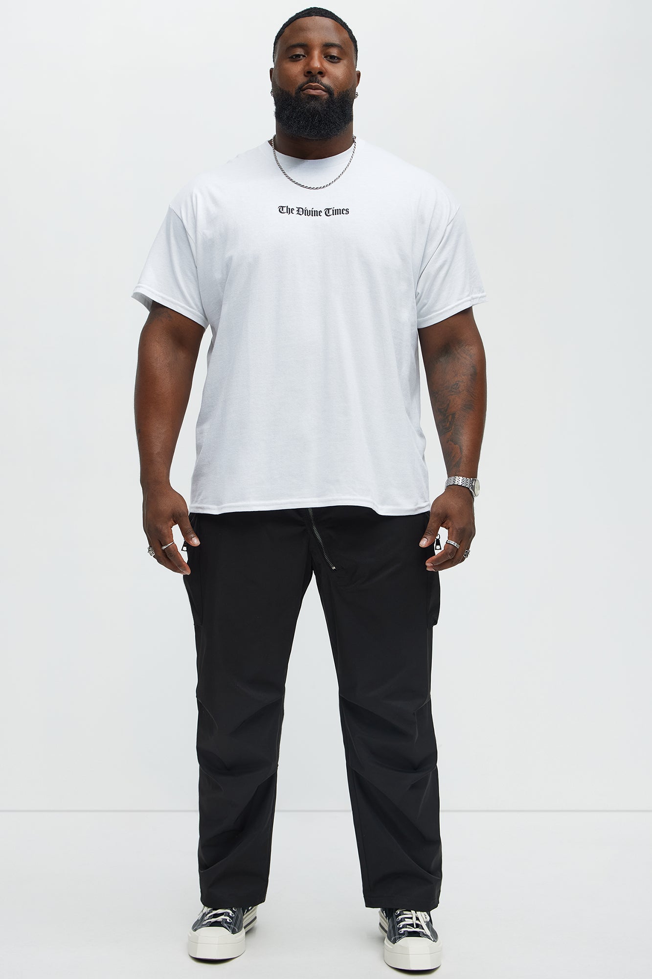The Divine Times Short Sleeve Tee - White - Image 6