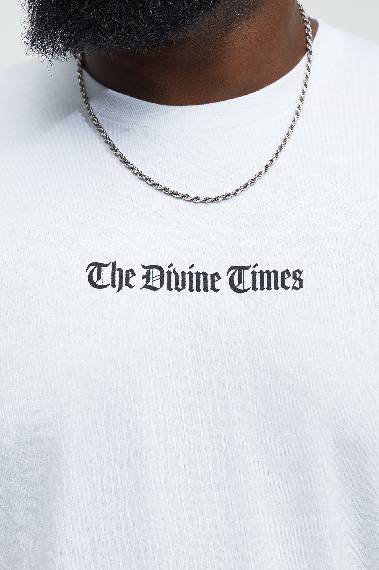 The Divine Times Short Sleeve Tee - White - Image 7