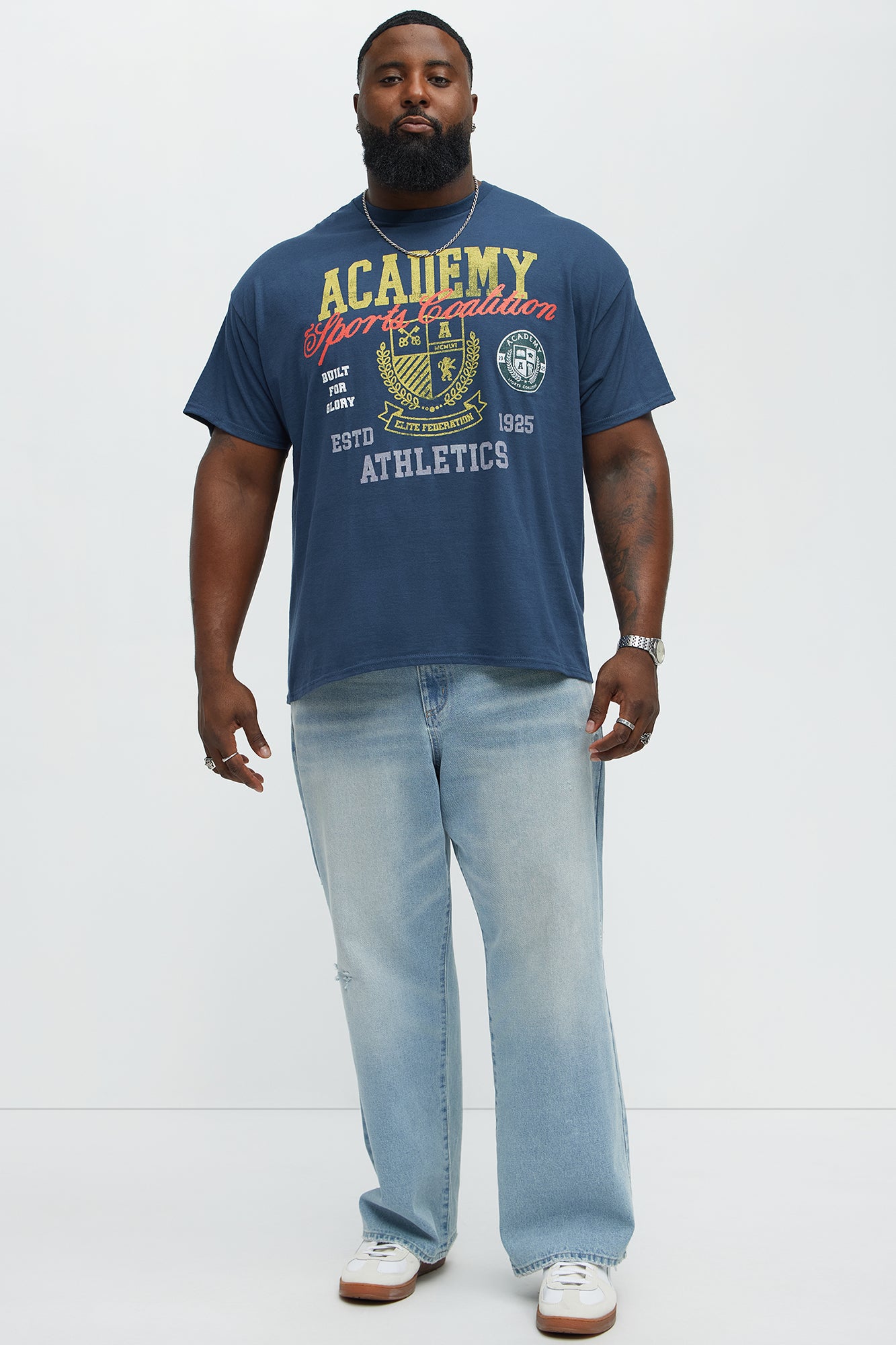 Academy Athletics Short Sleeve Tee - Blue - Image 5