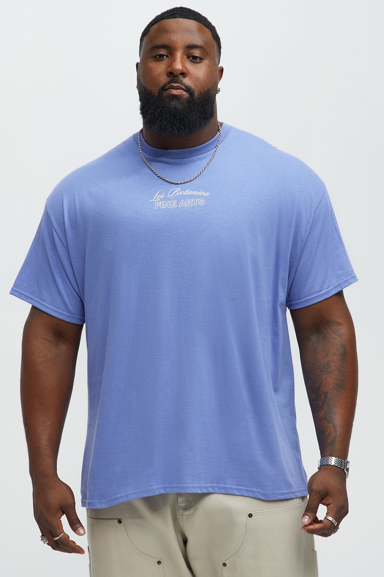 Les Botanica Fine Arts Short Sleeve Tee - Orchid - Image 5
