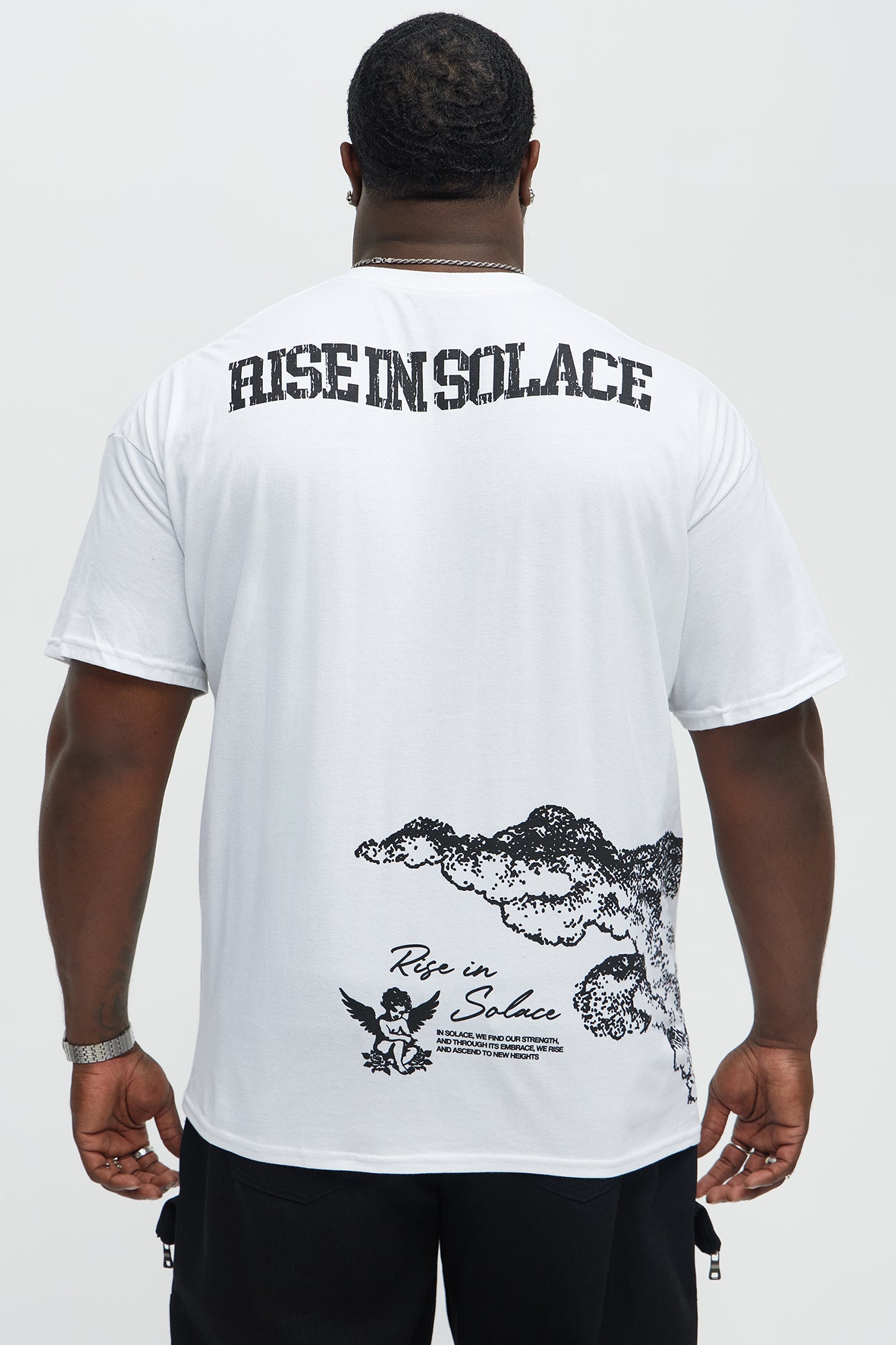 Rise In Solace Short Sleeve Tee - White - Image 8