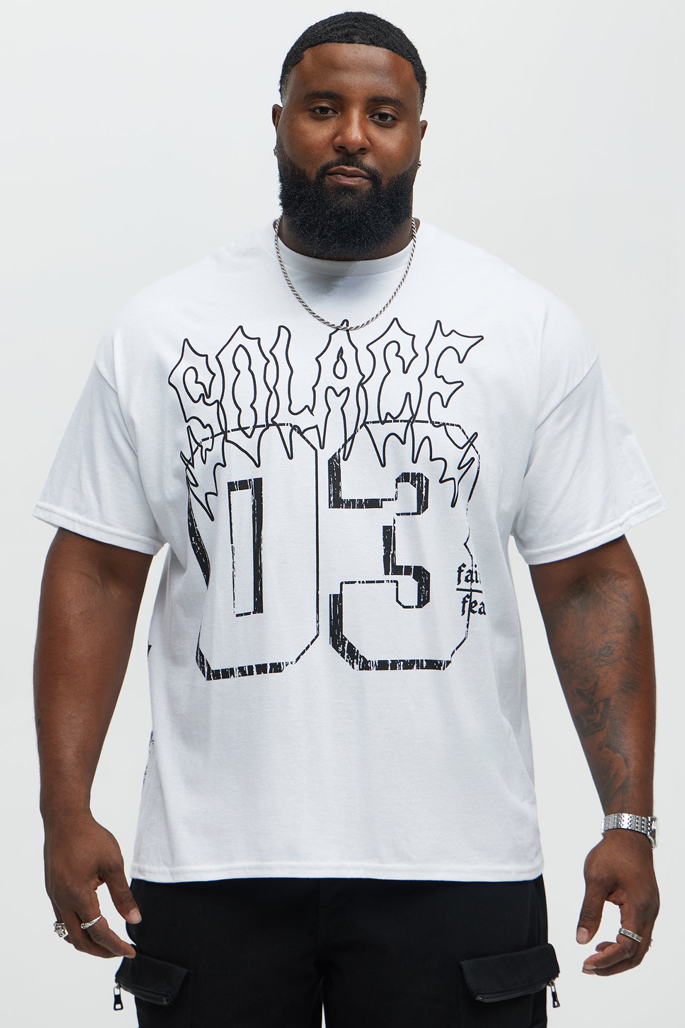 Rise In Solace Short Sleeve Tee - White - Image 5
