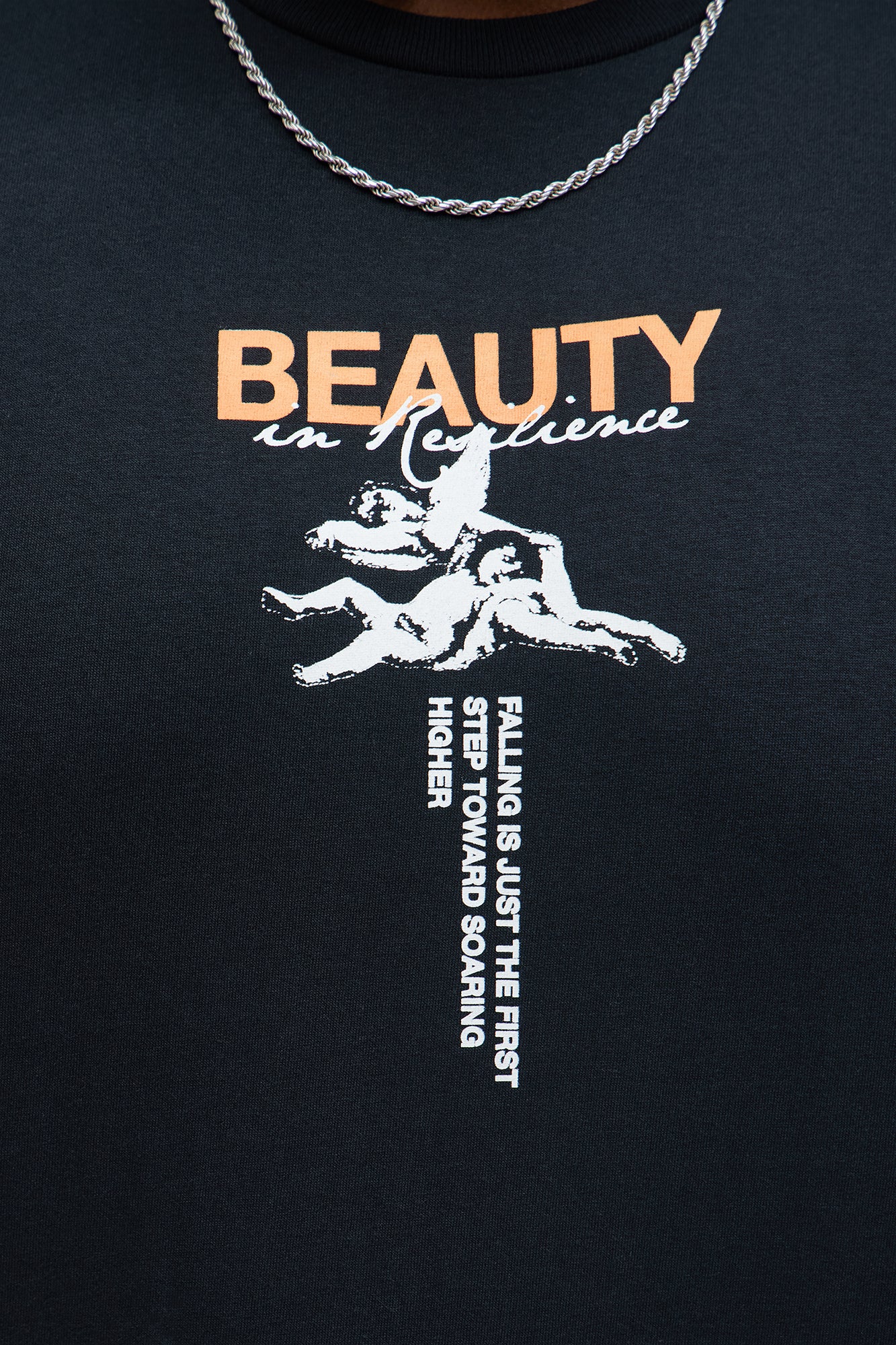 Beauty In Resilience Short Sleeve Tee - Black - Image 7