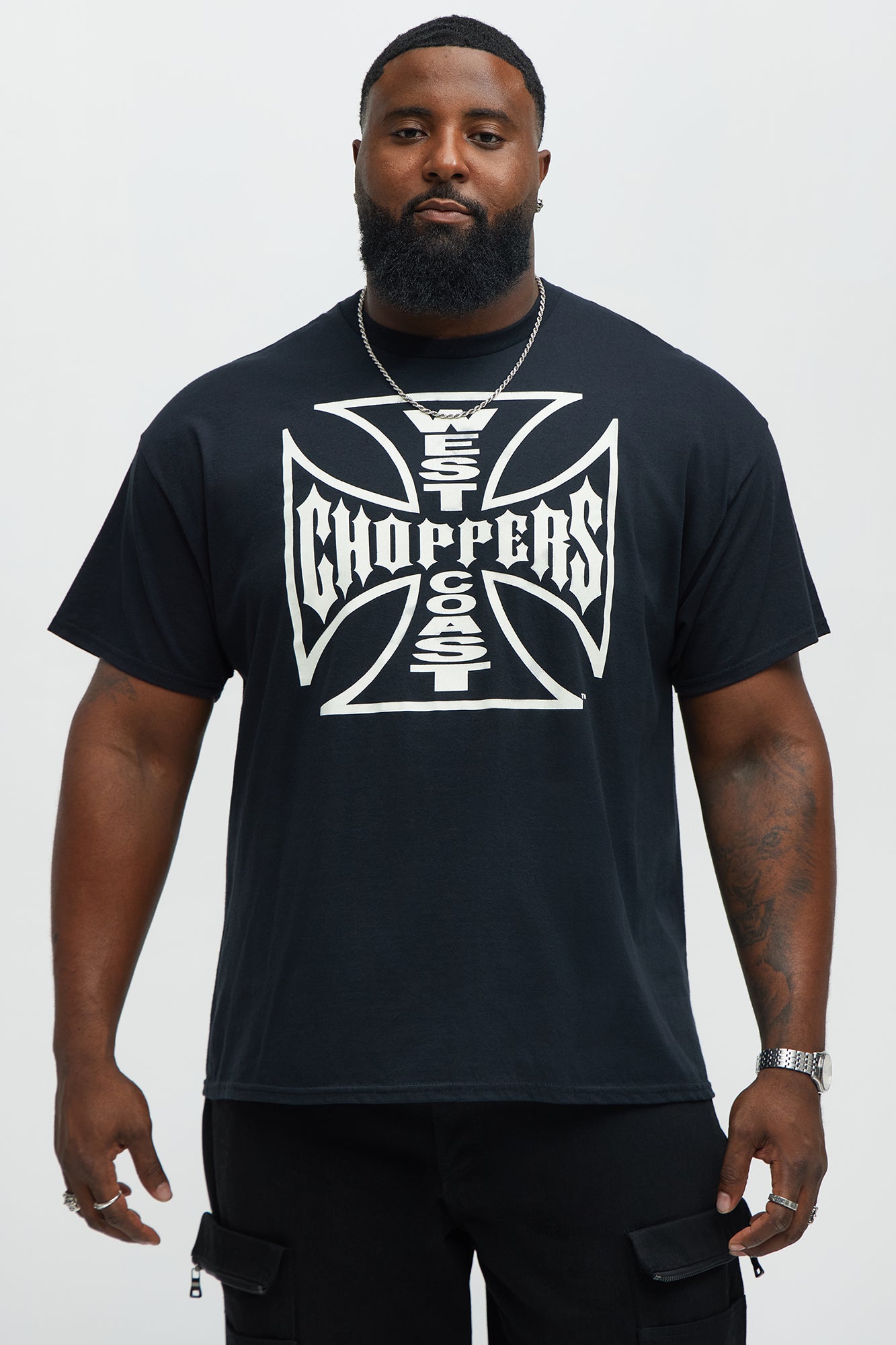 West Coast Choppers Logo Short Sleeve Tee - Black - Image 4