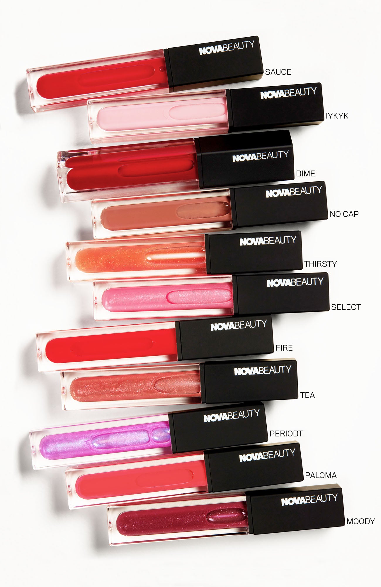 NOVABEAUTY Moisturizing Rich Glow Lip Gloss - Thirsty - Image 5