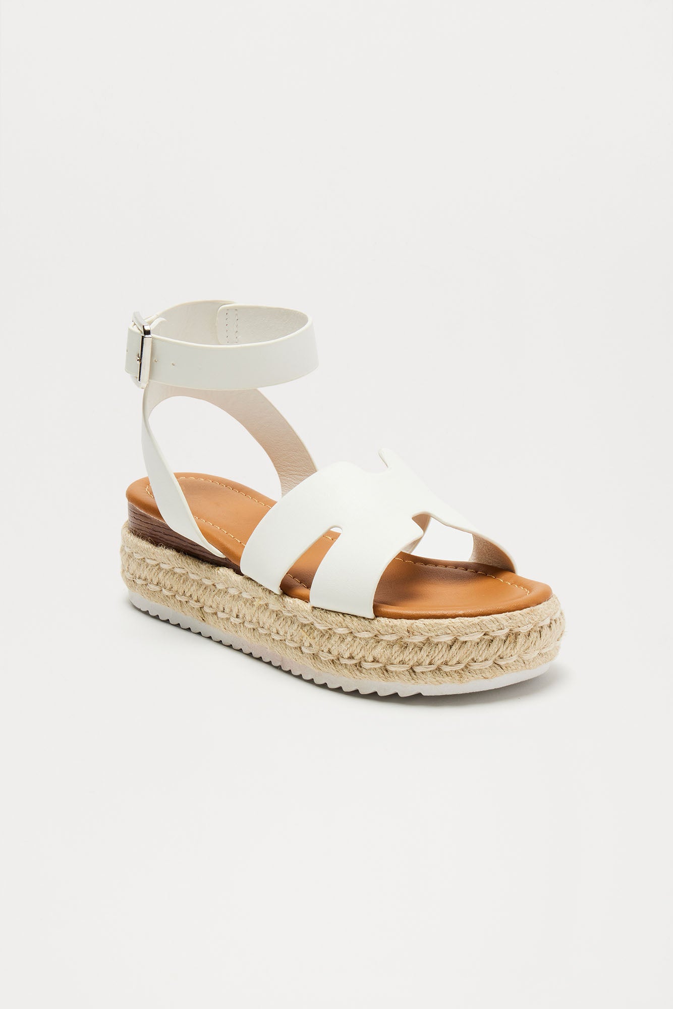 Bianca Platform Sandals - White - Image 3