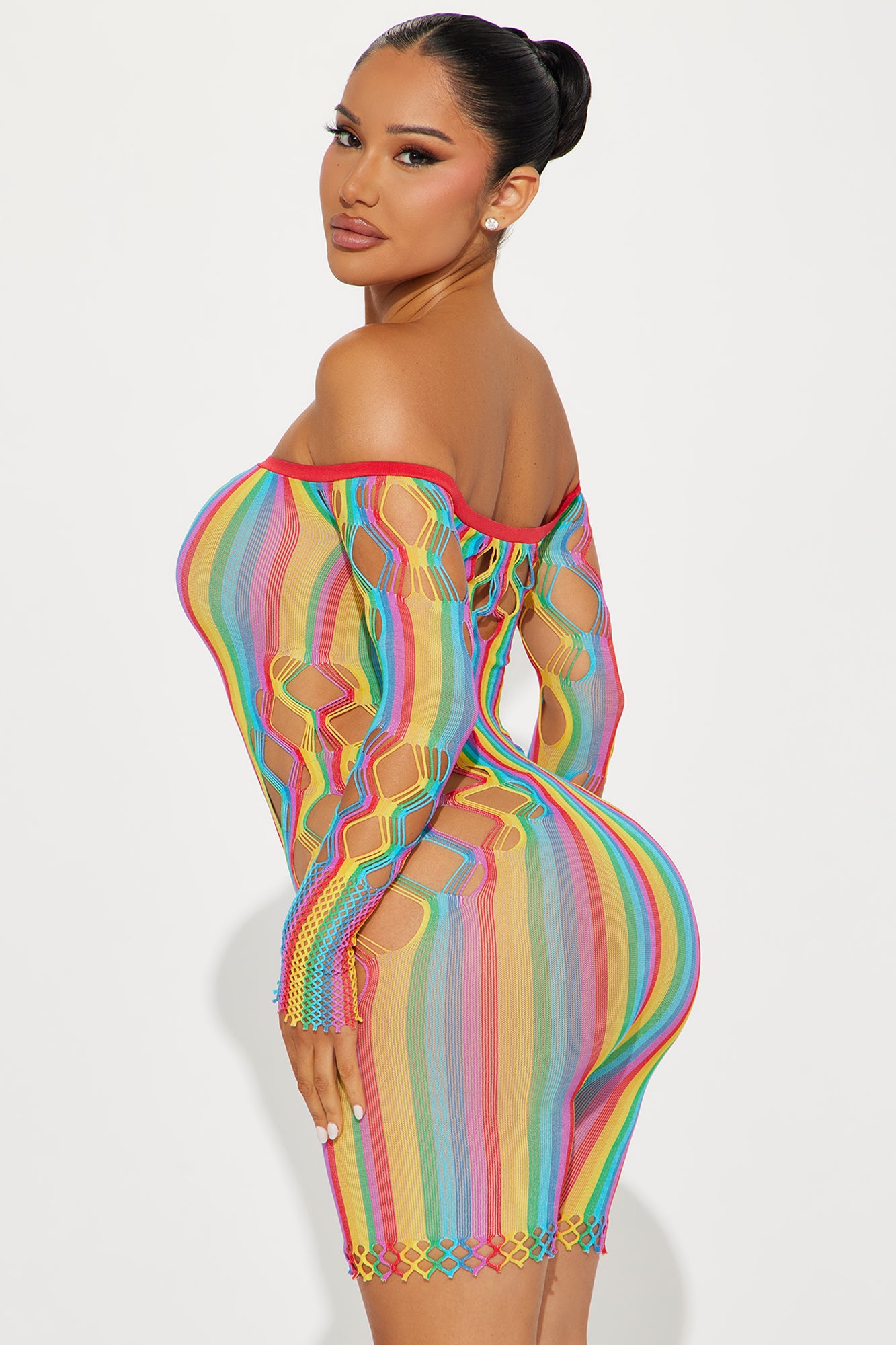 Ready For The Night Seamless Romper - Multi Color - Image 3