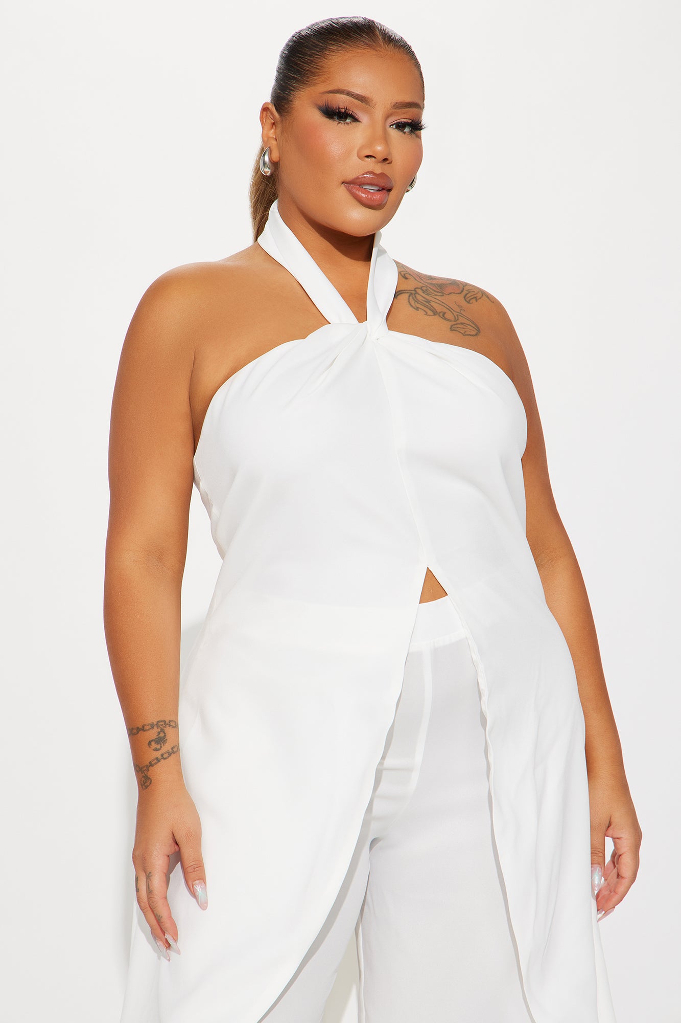 Modest Muse Pant Set - White - Image 5