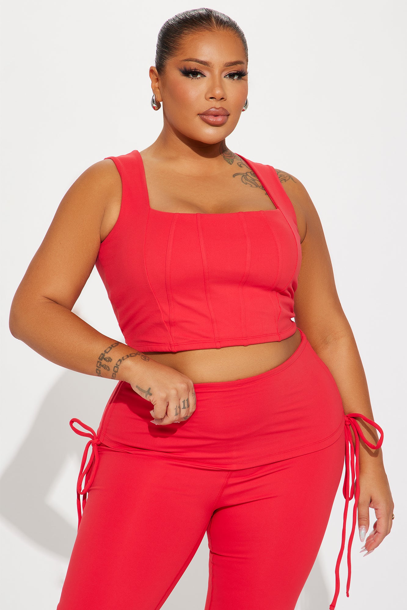 First Position Super Soft Active Top - Red - Image 5