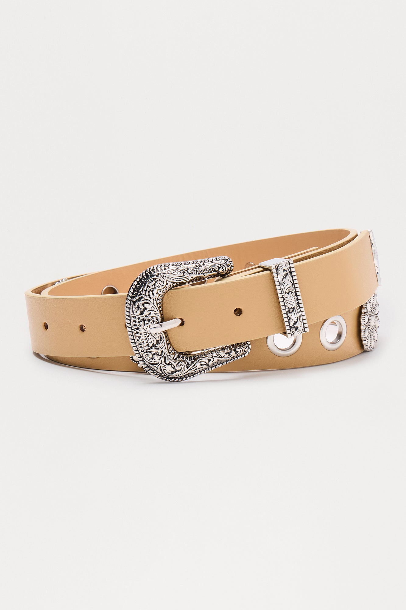 Modern Western Belt - Brown - Image 3