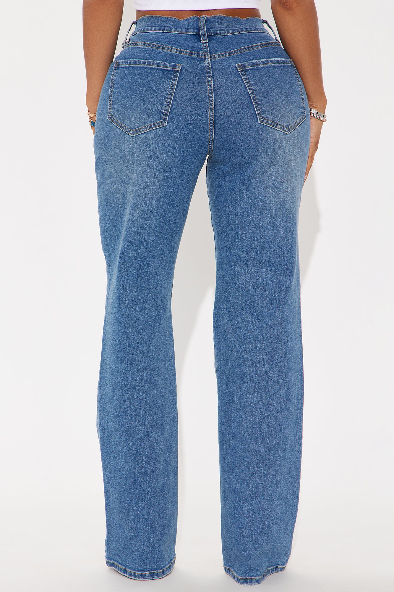 Tall Nova 90s Straight Leg Jeans - Medium Blue Wash - Image 3