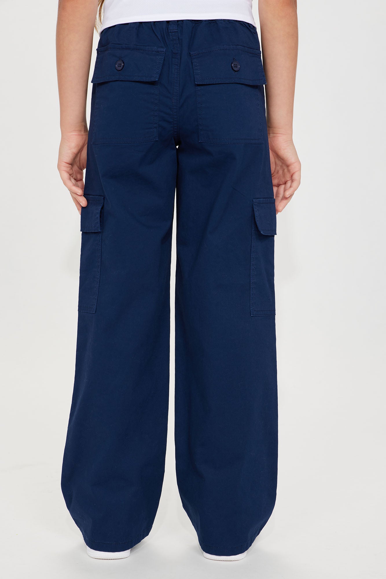Mini Make It Worth It Straight Leg Uniform Cargo - Navy - Image 3