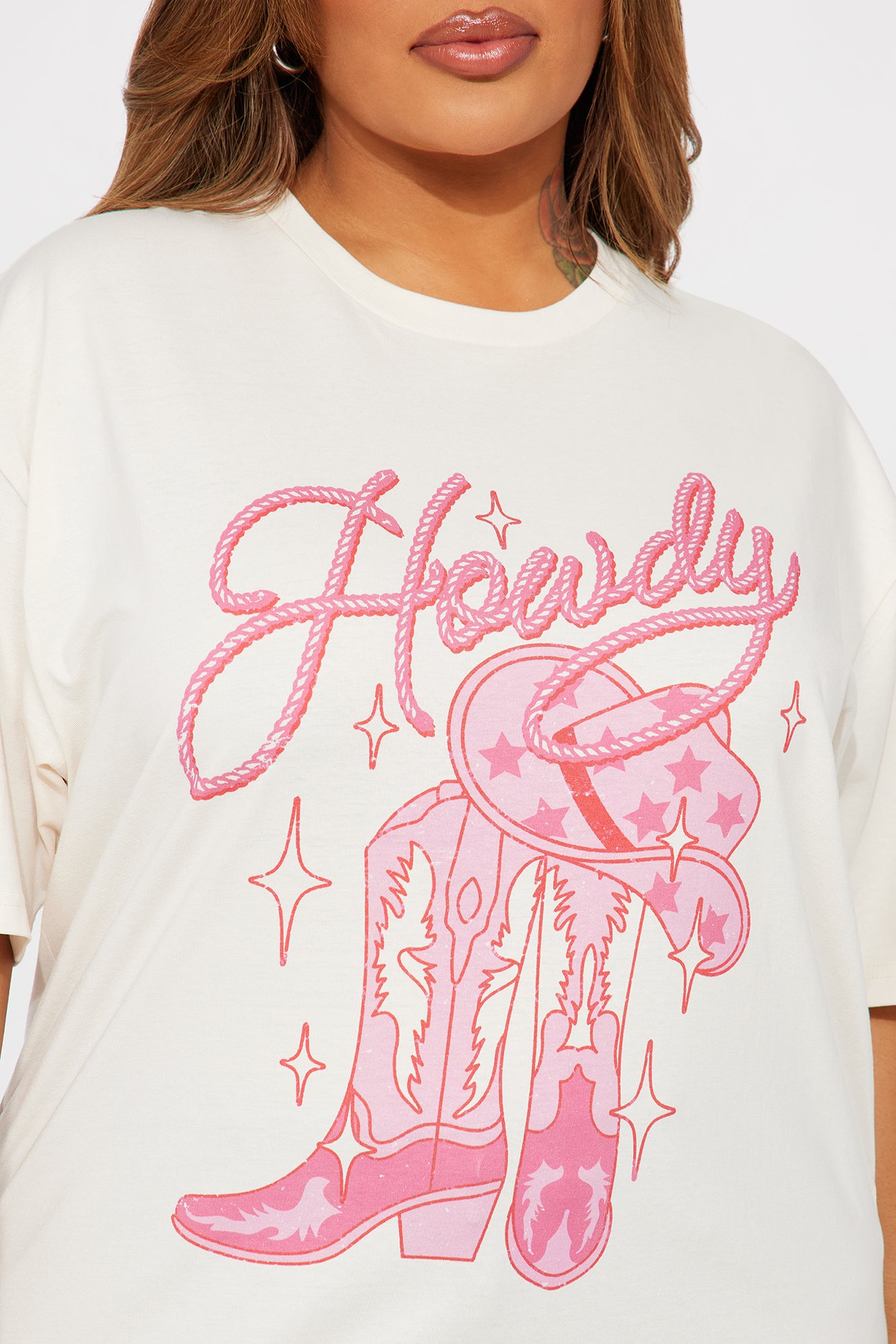 Howdy Nash Bash Tee - Off White - Image 6
