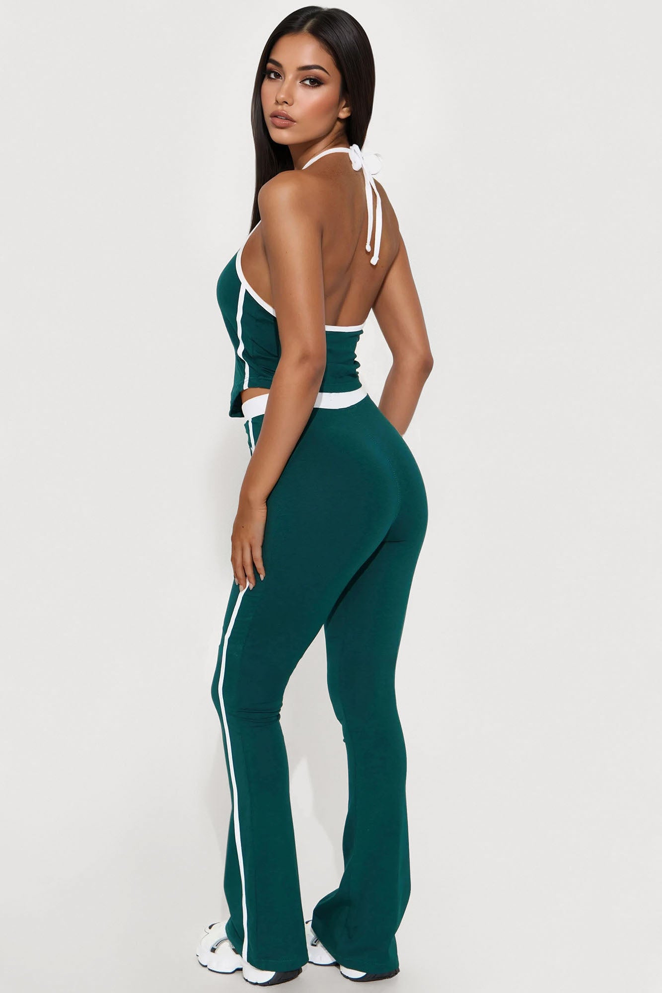 Sports Club Halter Pant Set - Hunter - Image 3