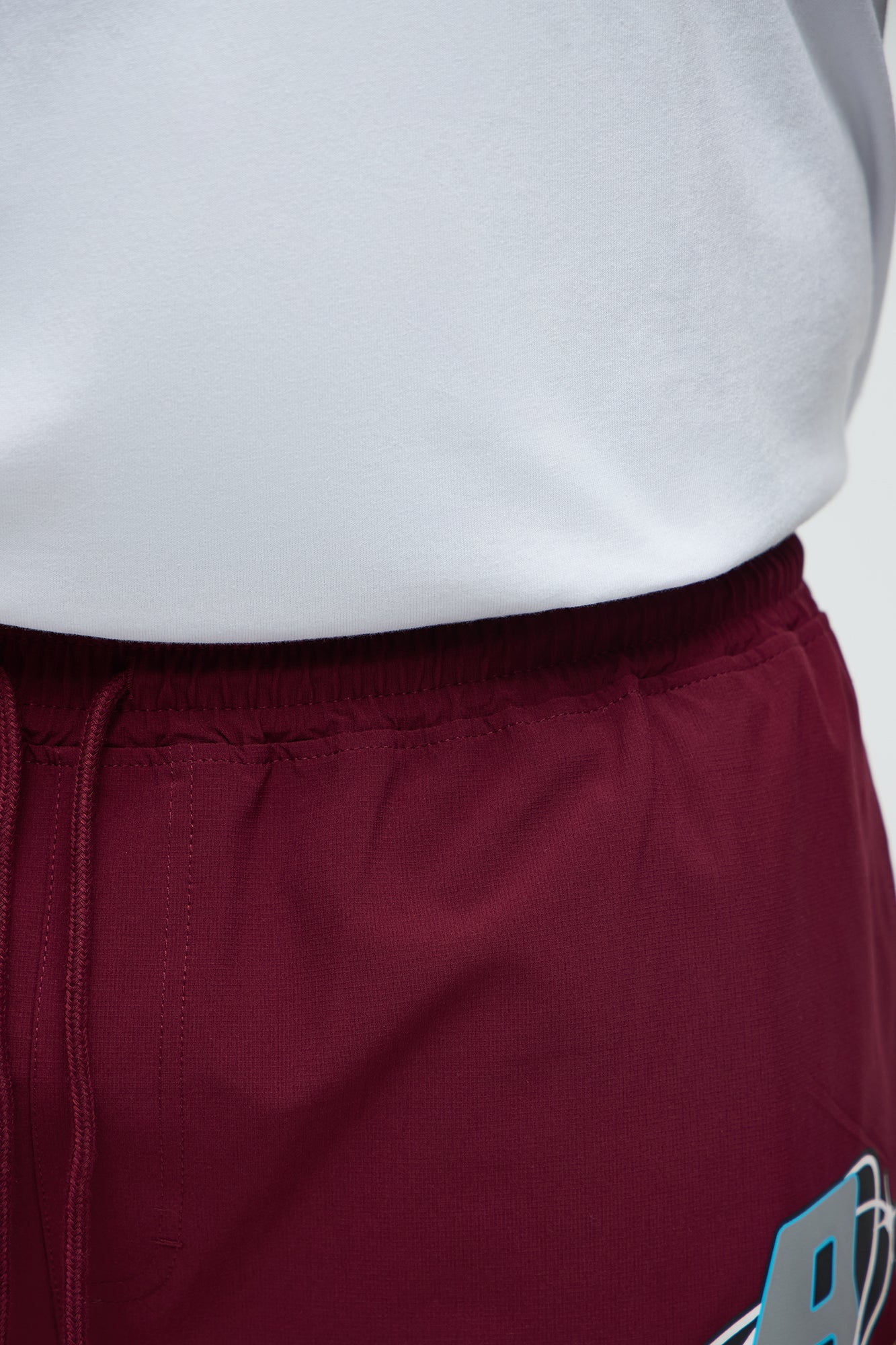 Bad Habits Relaxed Drawstring Shorts - Red - Image 9