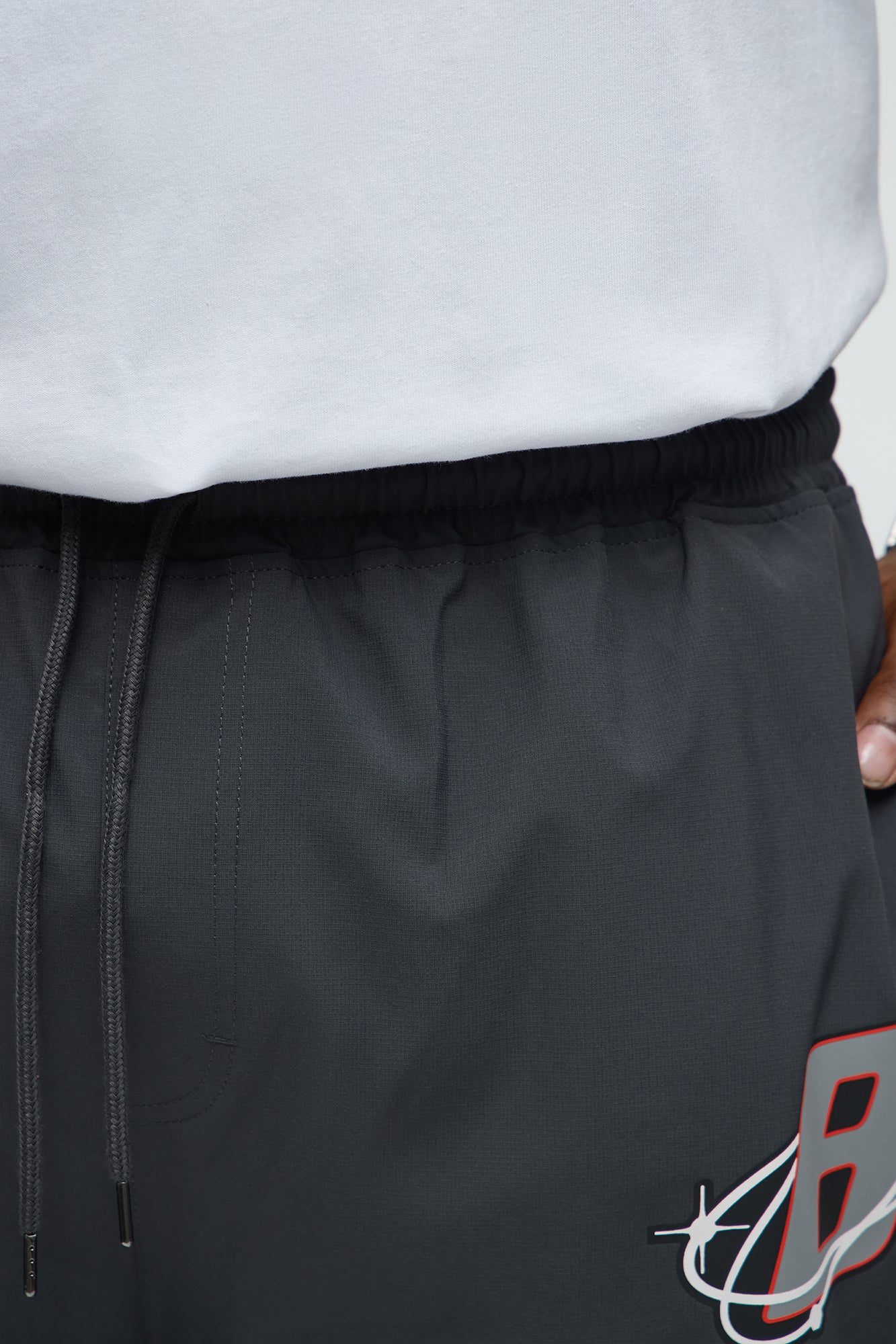 Bad Habits Relaxed Drawstring Shorts - Black - Image 9