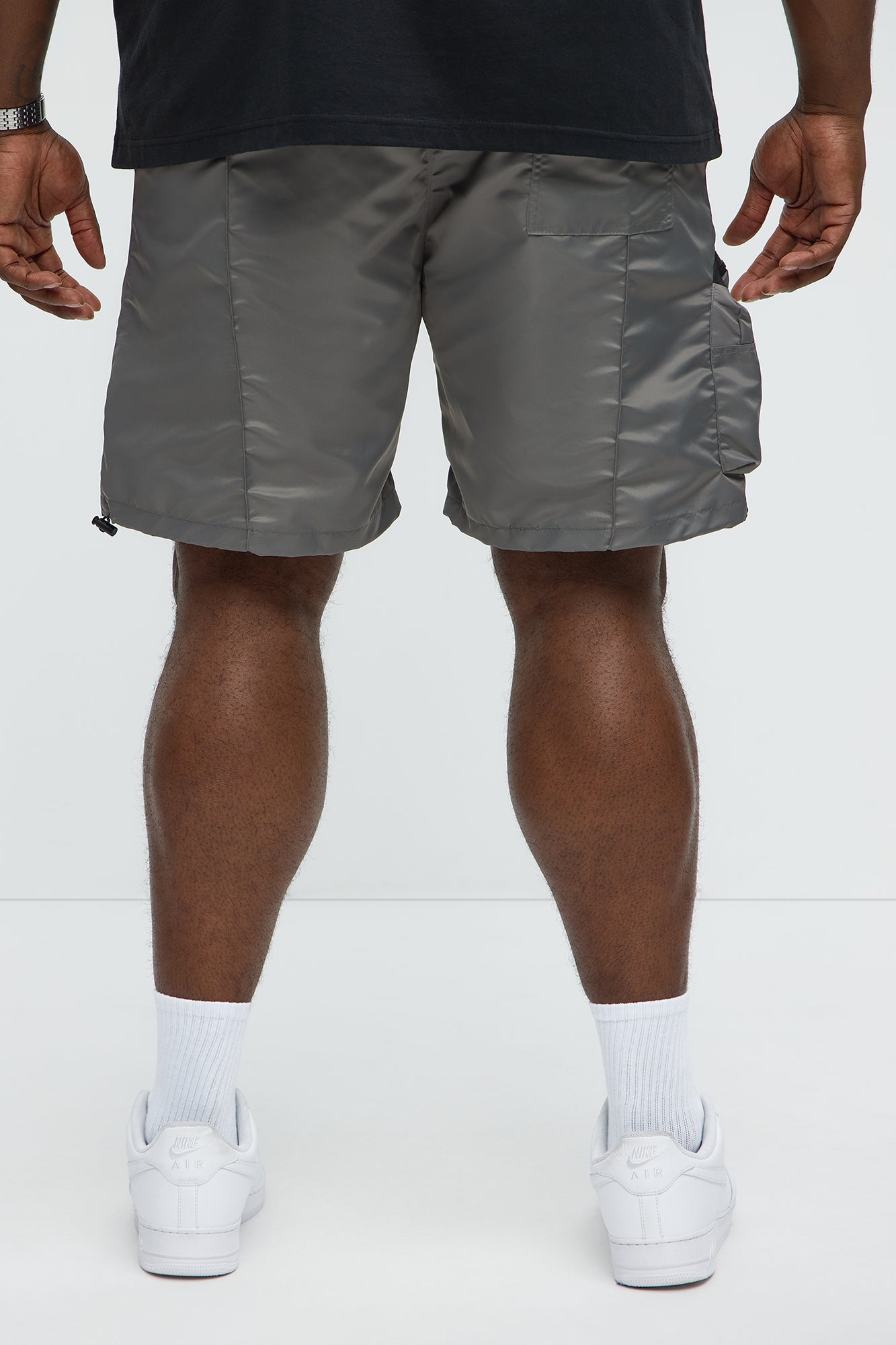 Called It Nylon Cargo Short - Grey - Image 9