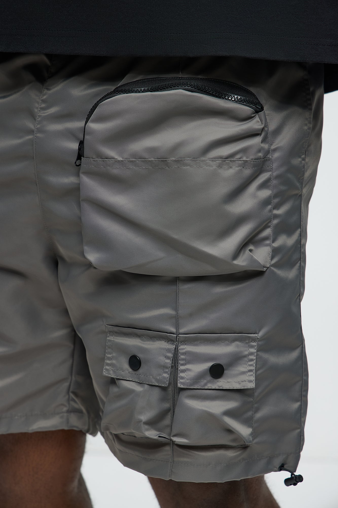 Called It Nylon Cargo Short - Grey - Image 7