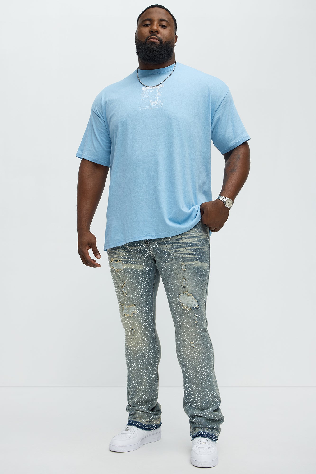 Balance Tranquility Short Sleeve Tee - Light Blue - Image 6
