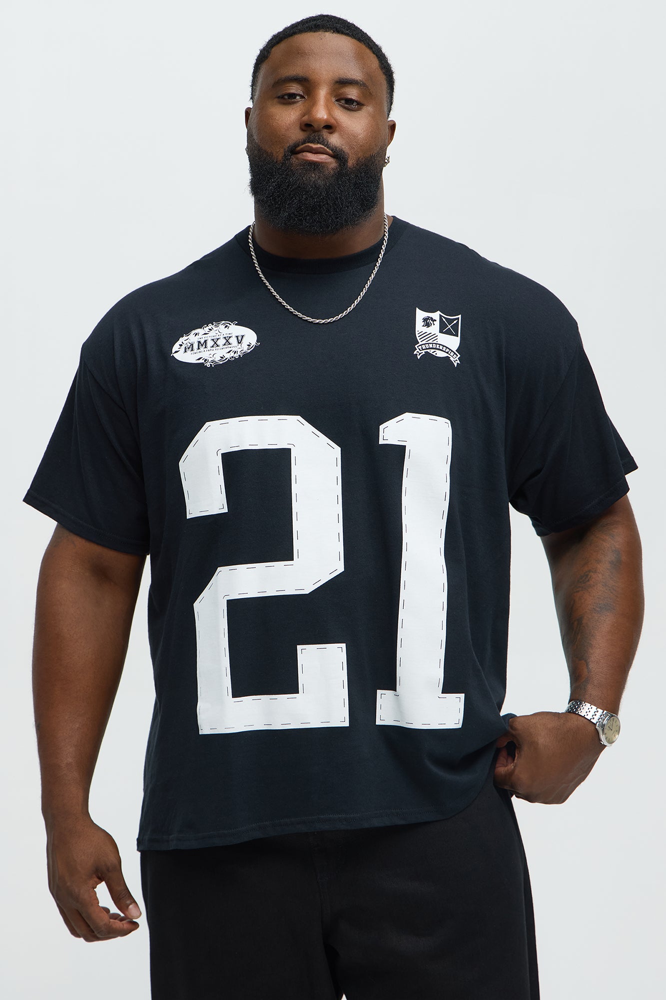 All State Thunder Short Sleeve Tee - Black - Image 4