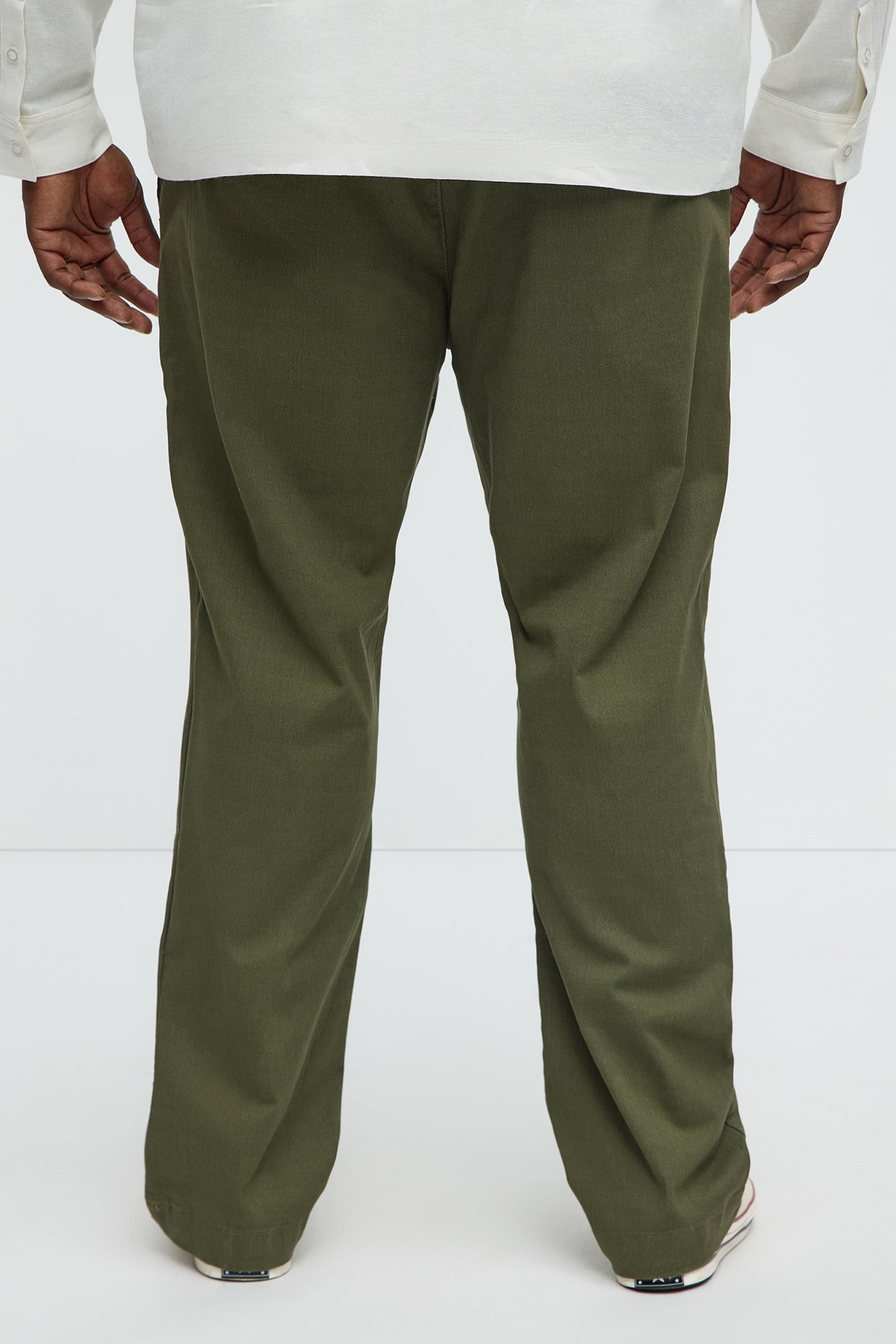 Zeke Straight Chino Pants - Olive - Image 9