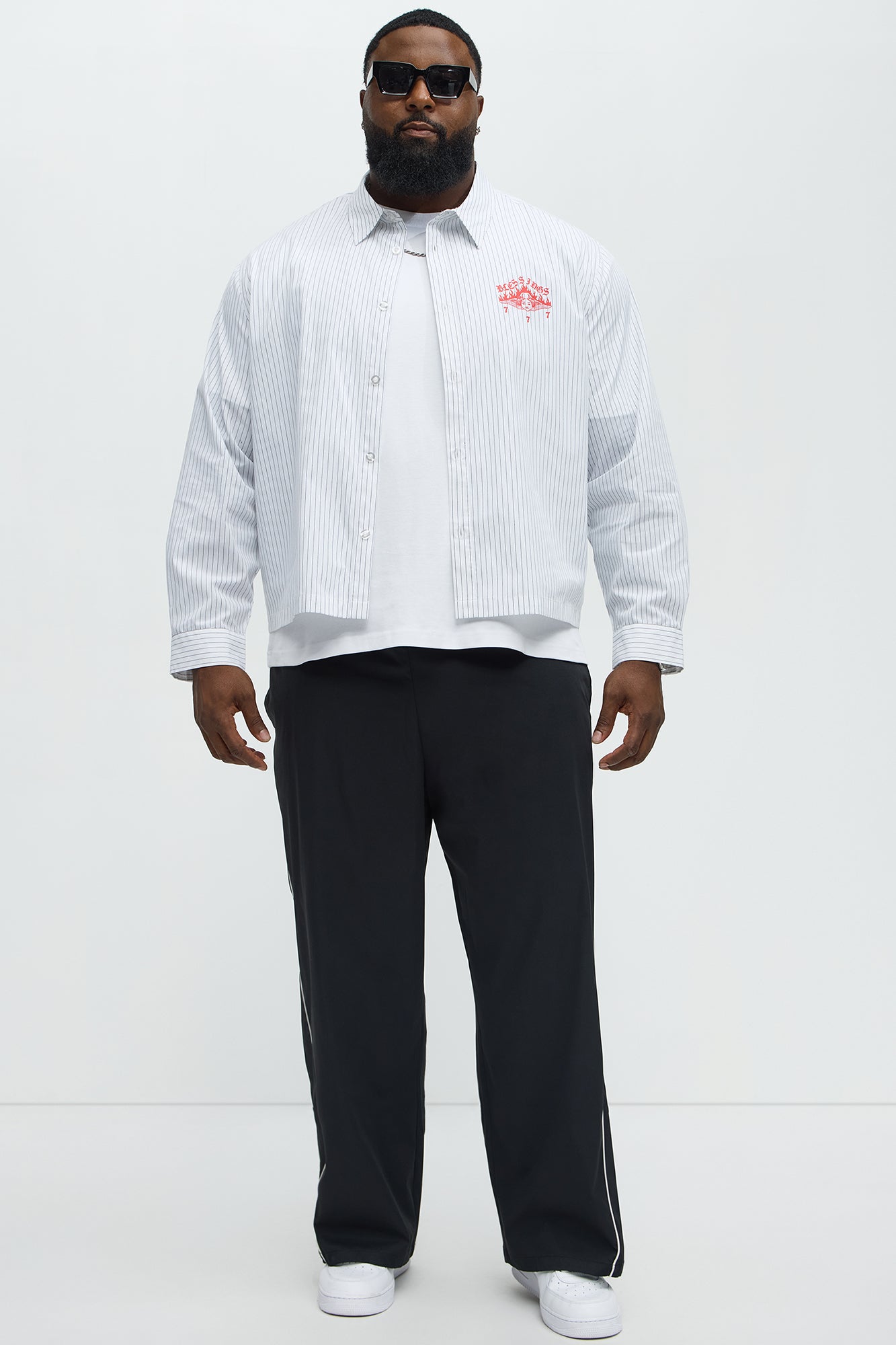 Star Boi Baggy Pants - Black - Image 7