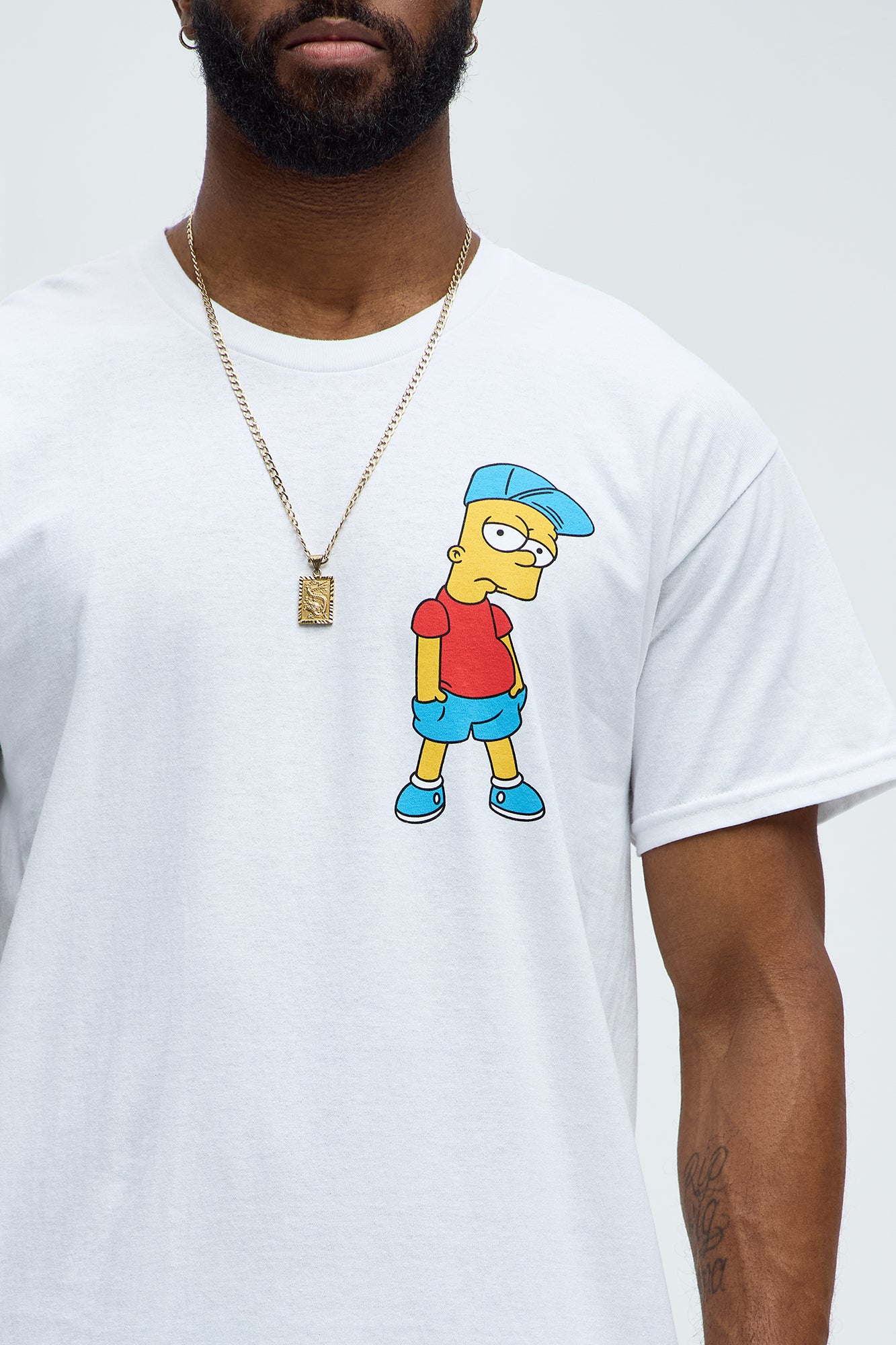 The Simpsons Bart Krusty Short Sleeve Tee - White - Image 4