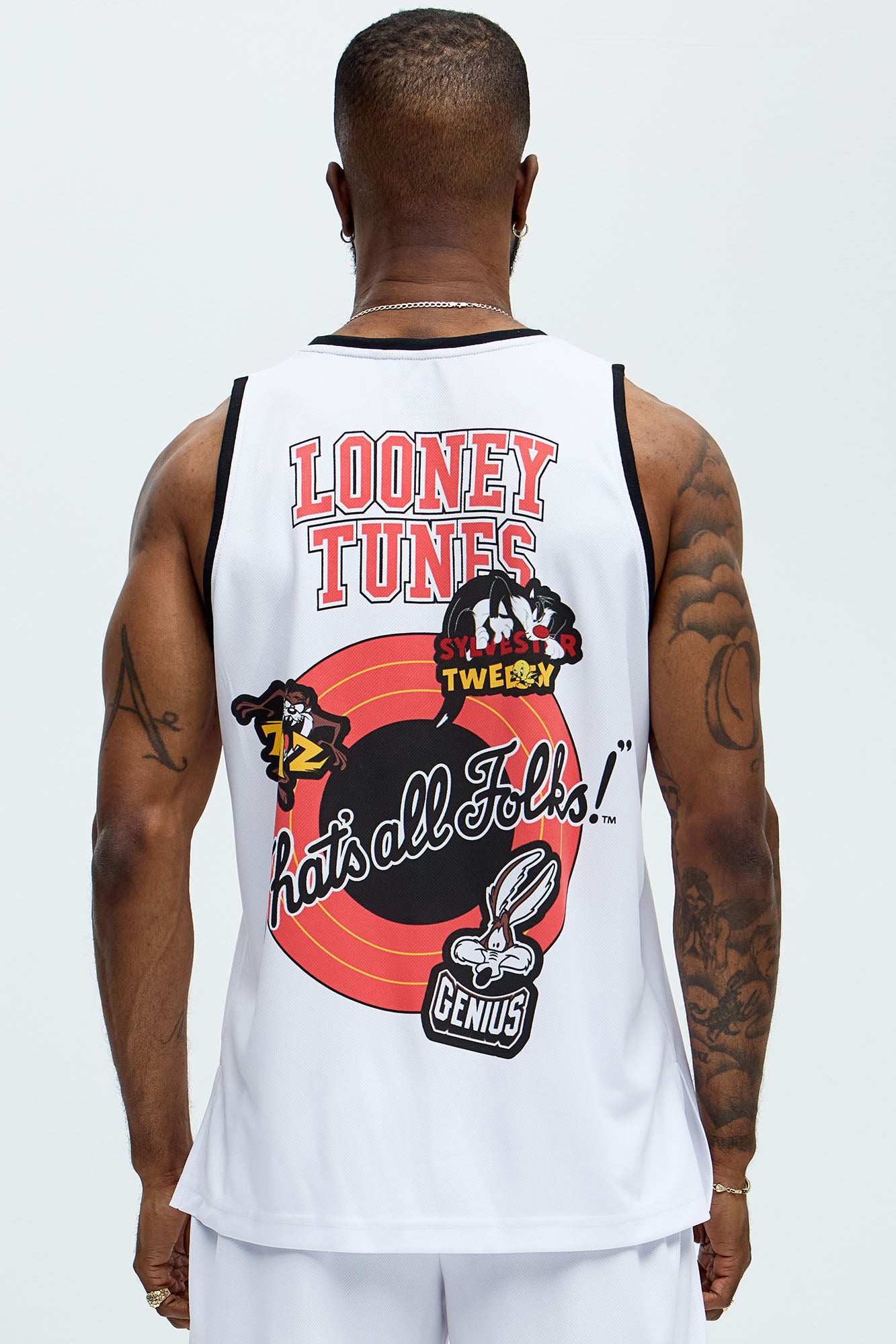 That's All Folks Tank - White - Image 4