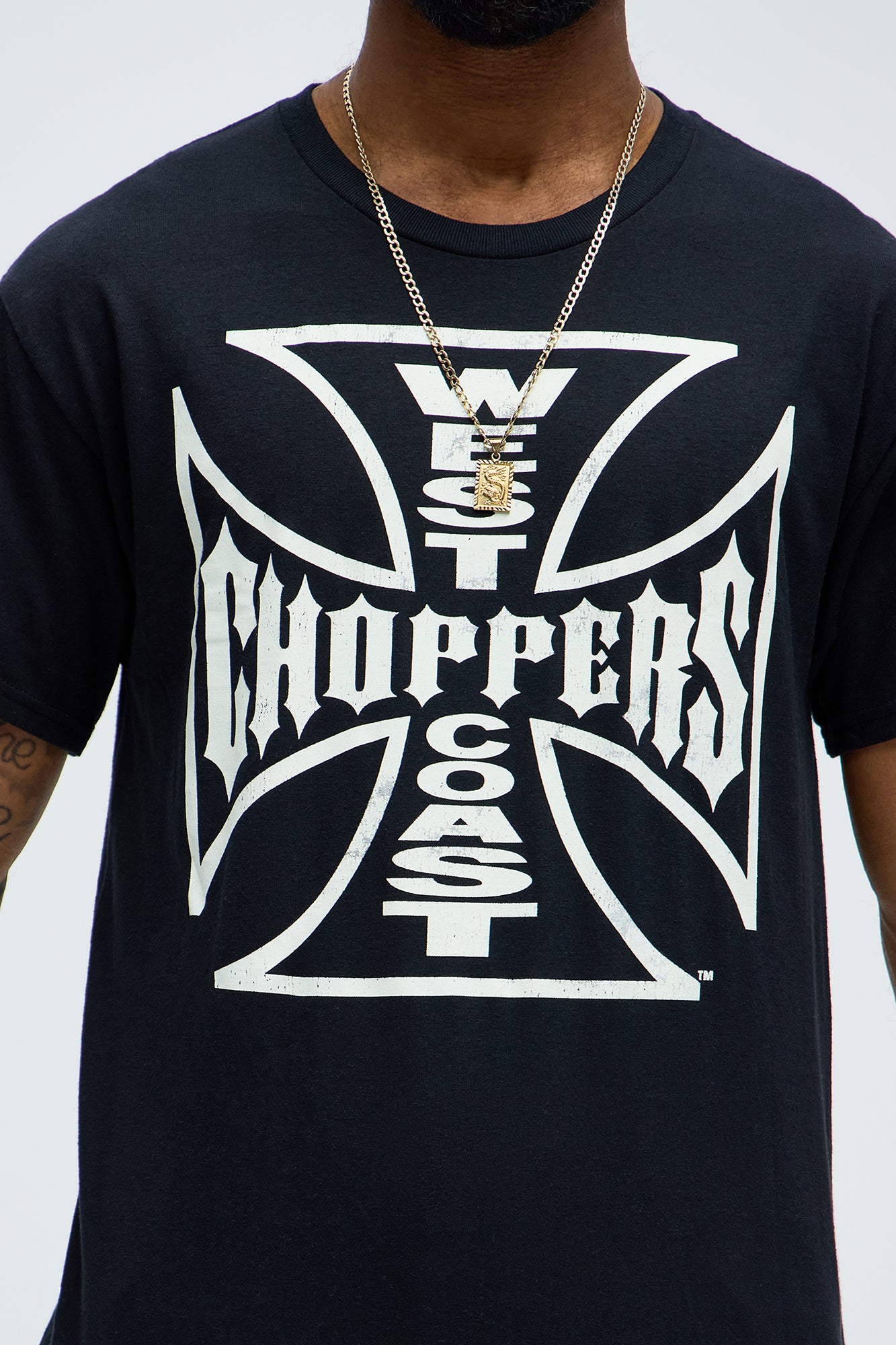 West Coast Choppers Logo Short Sleeve Tee - Black - Image 3