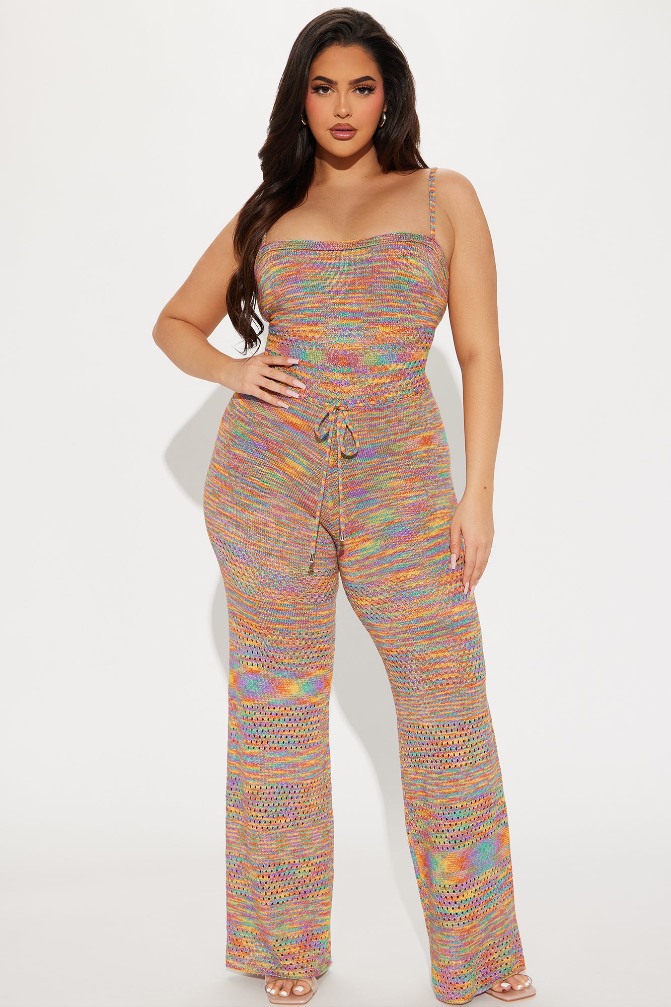 Only Fun Crochet Jumpsuit - Multi Color - Image 4