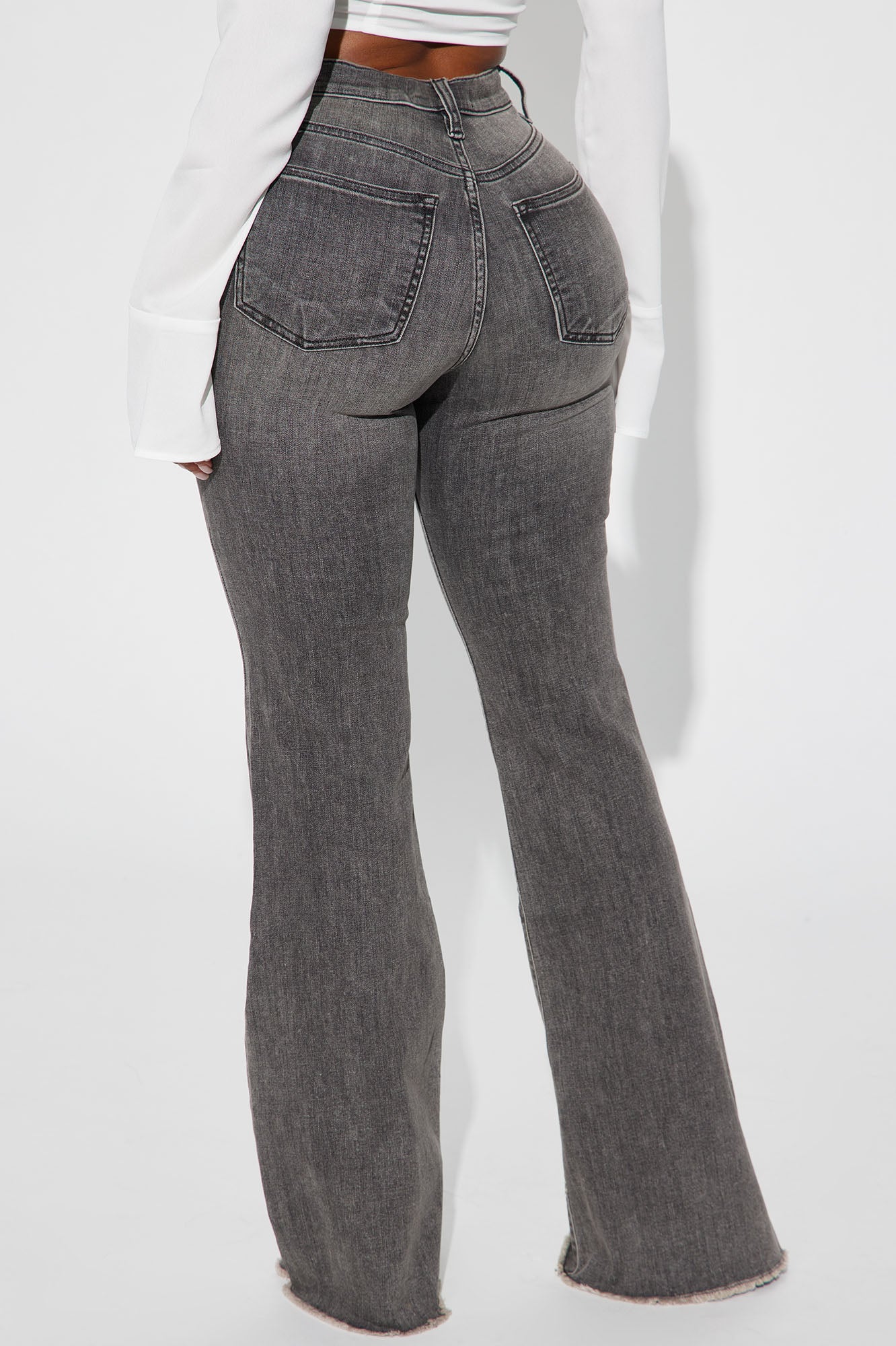 Best Behavior Stretch Flare Jean - Black Wash - Image 3