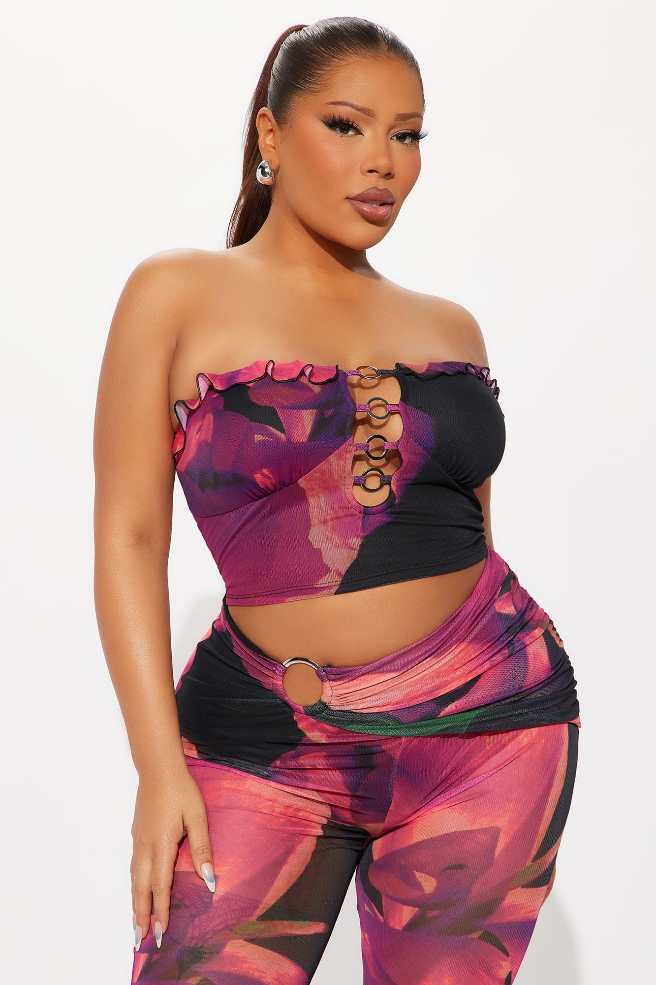 Sirena Mesh Jumpsuit - Black/combo - Image 5