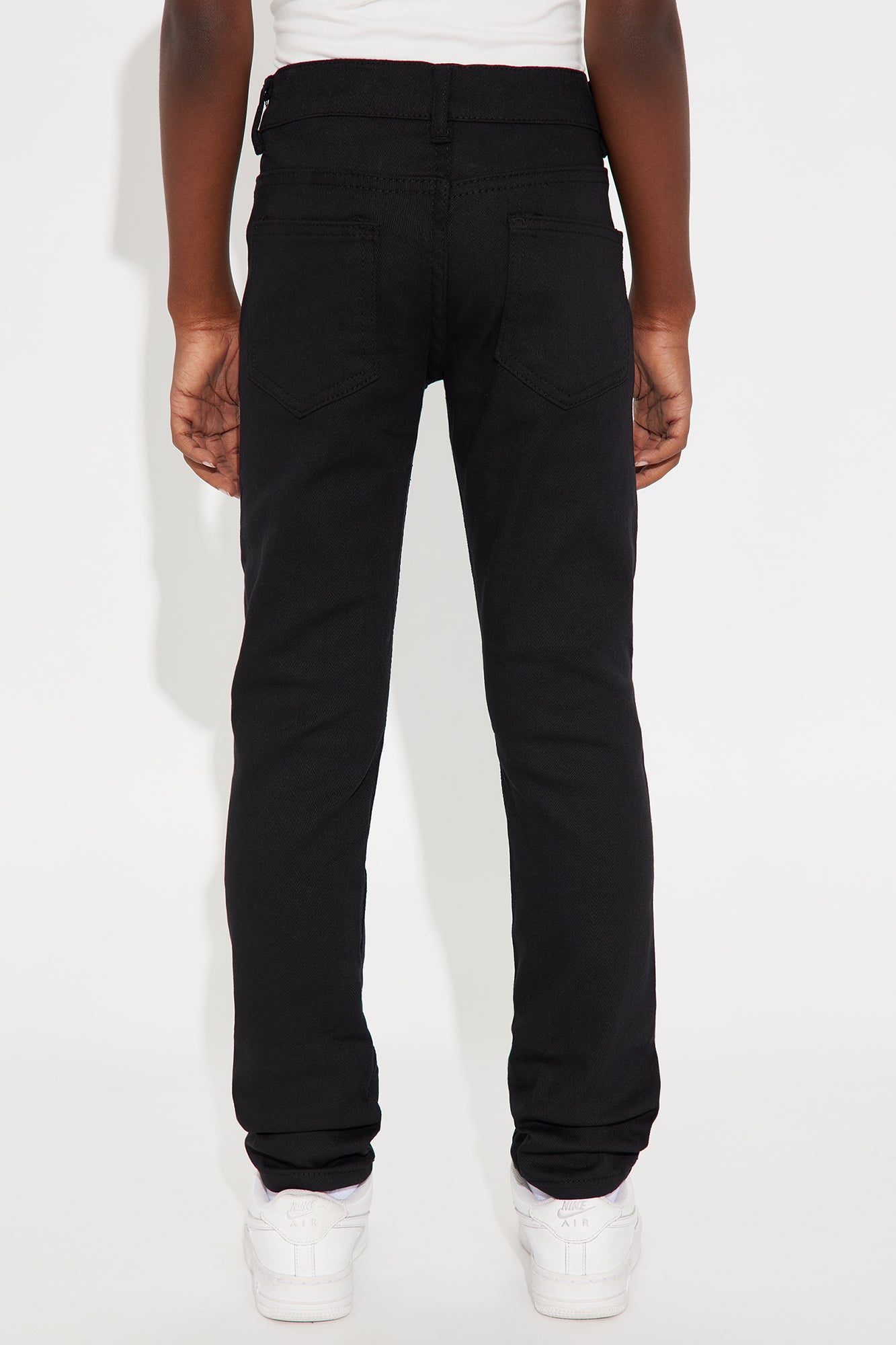 Mini Got Your Back Distressed Skinny Jeans - Black Wash - Image 3