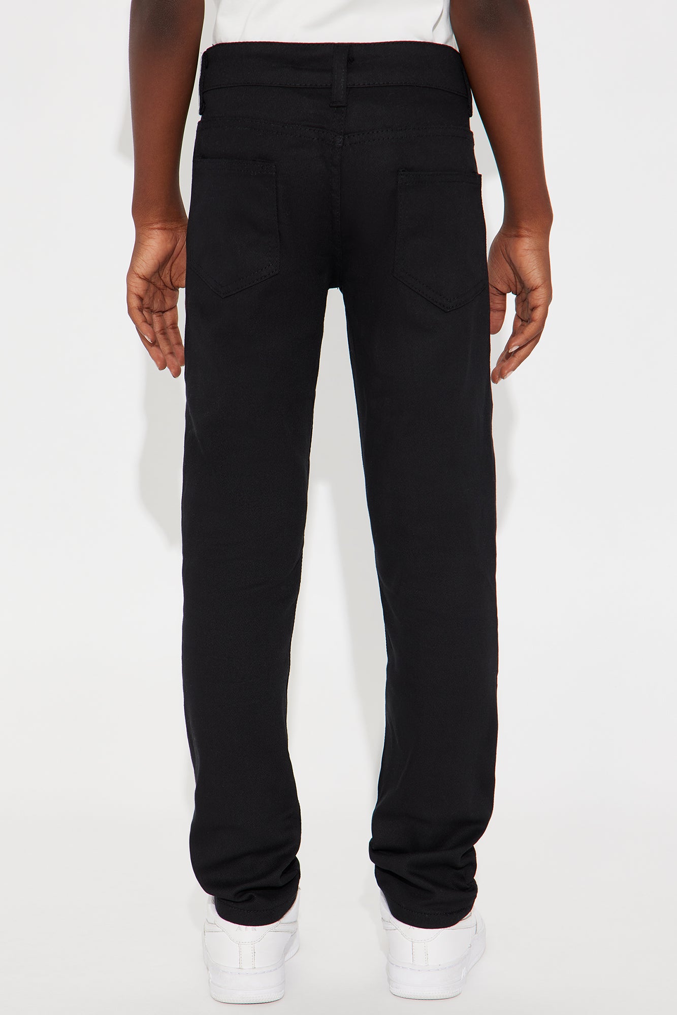 Mini Eye On The Prize Distressed Skinny Jeans - Black Wash - Image 3