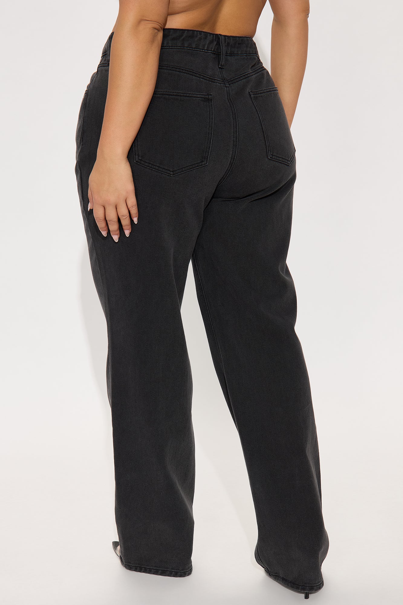 Tall Get It Straight Slouch Fit Jeans - Black - Image 14