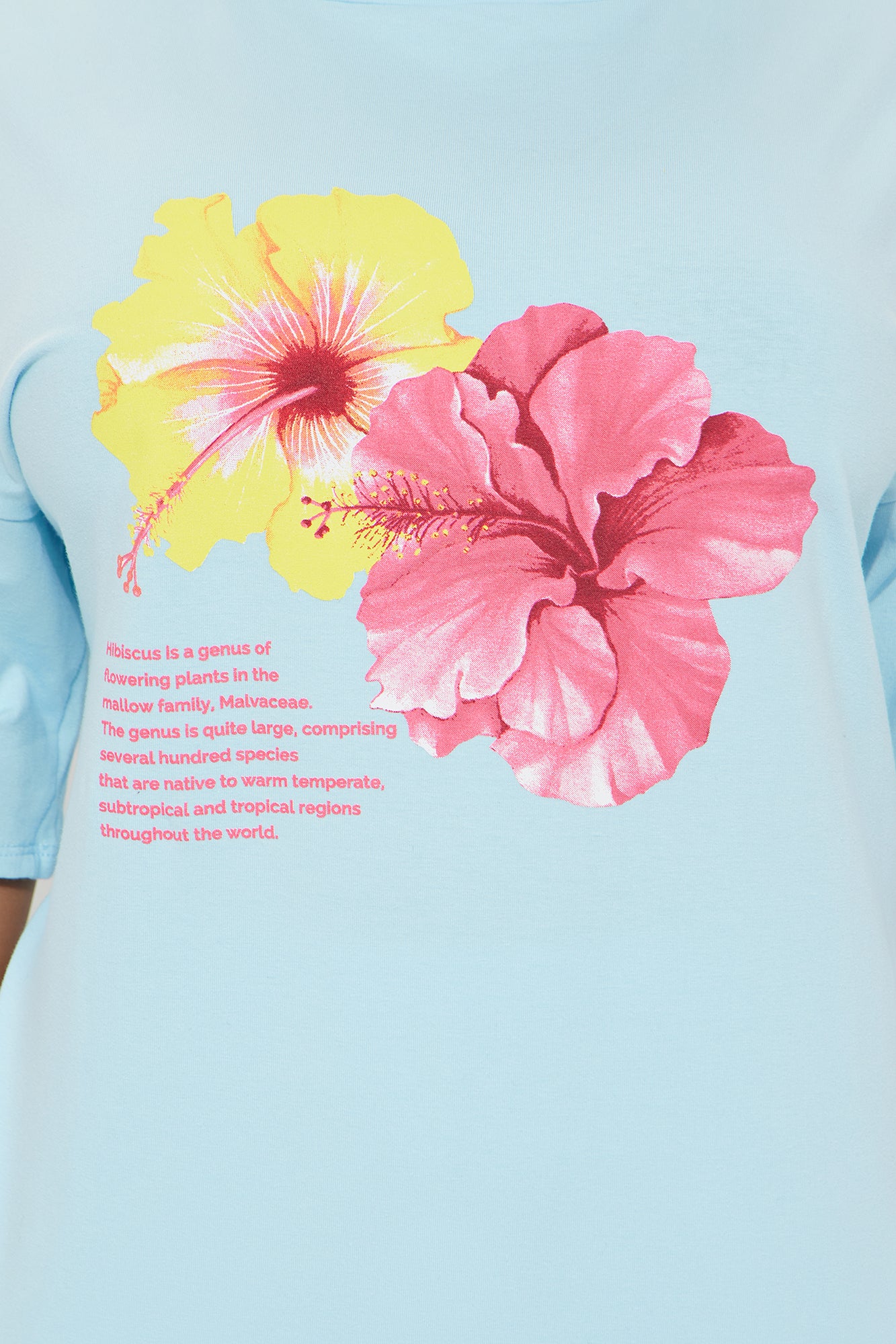 Flower Besties Lounge Biker Short Set - Light Blue - Image 3