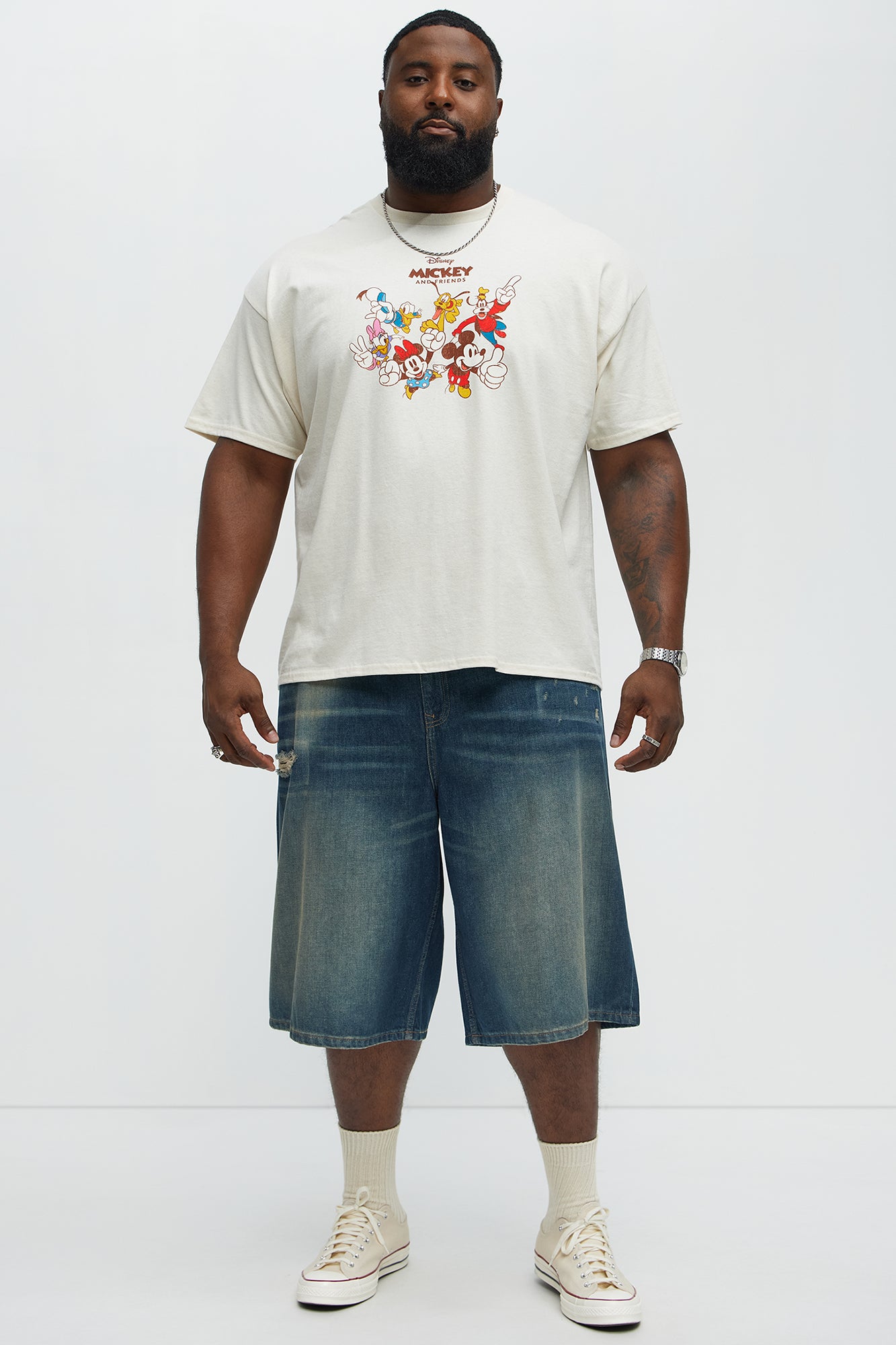 Disney Mickey And Friends Short Sleeve Tee - Natural - Image 6
