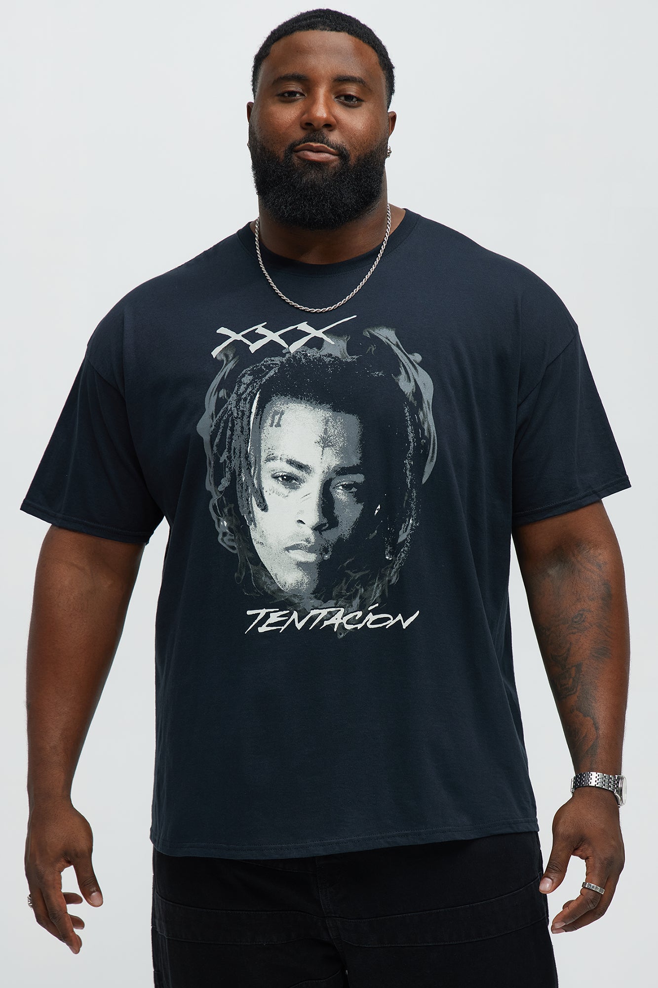 Xxxtentacion Long Live Jah Short Sleeve Tee - Black - Image 5