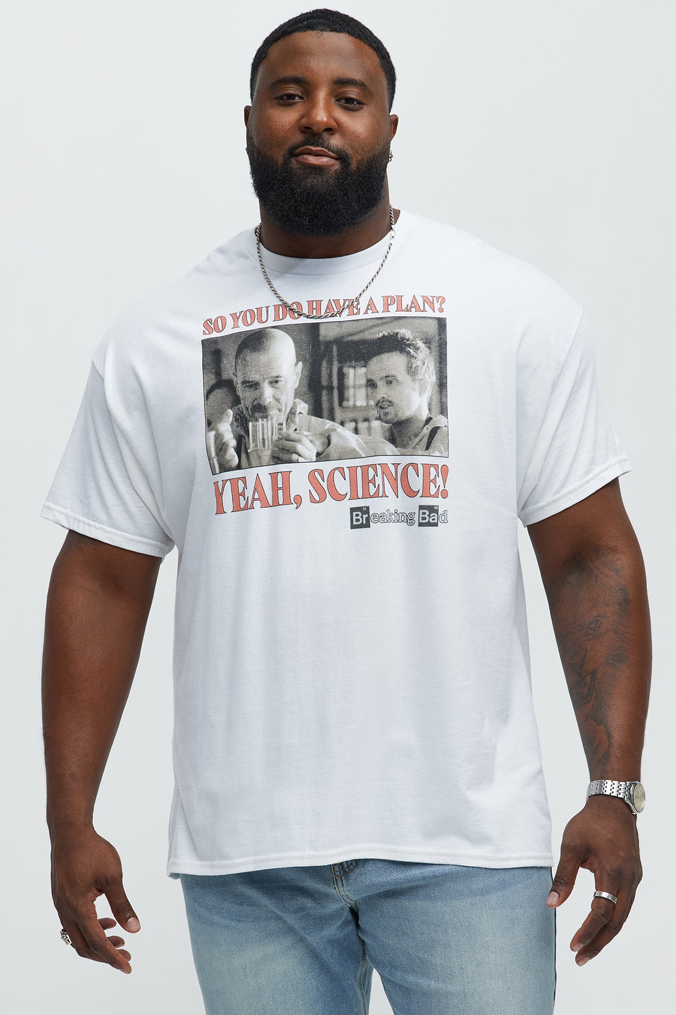 Breaking Bad Yeah Science Short Sleeve Tee - White - Image 4