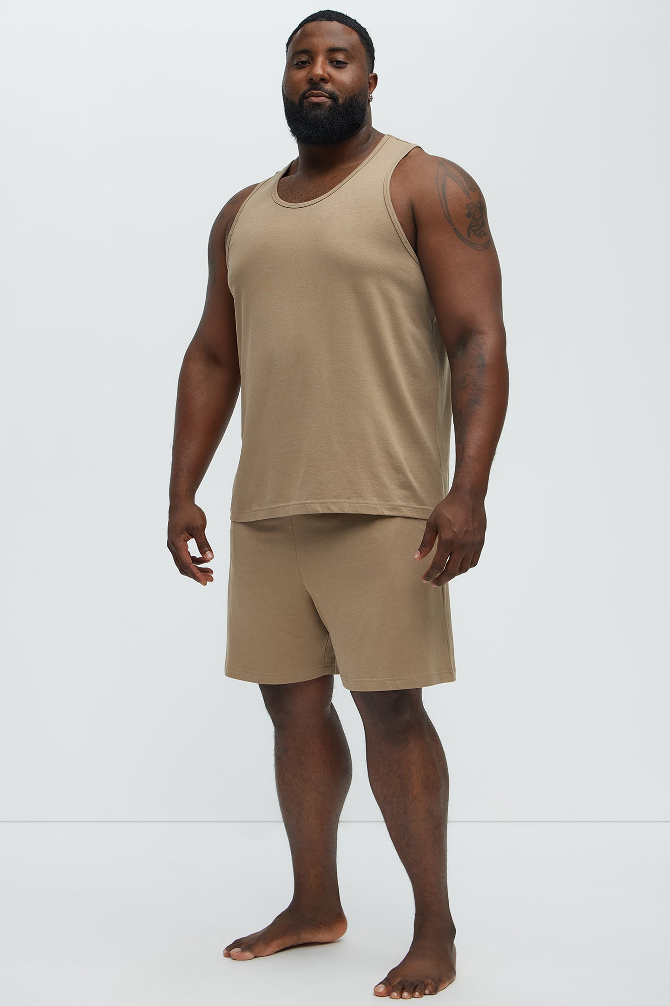 Essential Modal Lounge Tank - Taupe - Image 5