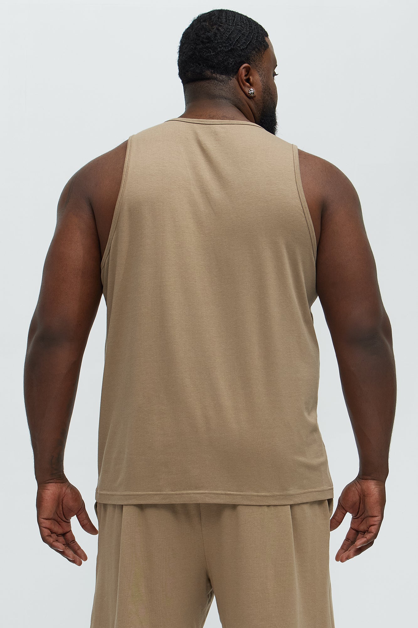 Essential Modal Lounge Tank - Taupe - Image 6