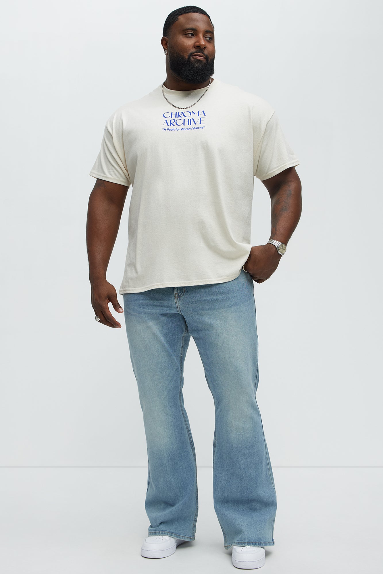 Chroma Archive Short Sleeve Tee - Natural - Image 6